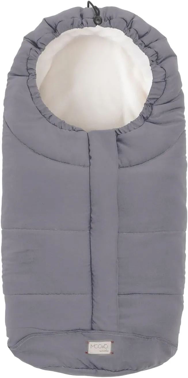 Nuvita 9045 Ovetto City Sacco Universale per Seggiolini Auto e Carrozzine, 0-6 Mesi (80 cm), Grigio - immagine 1