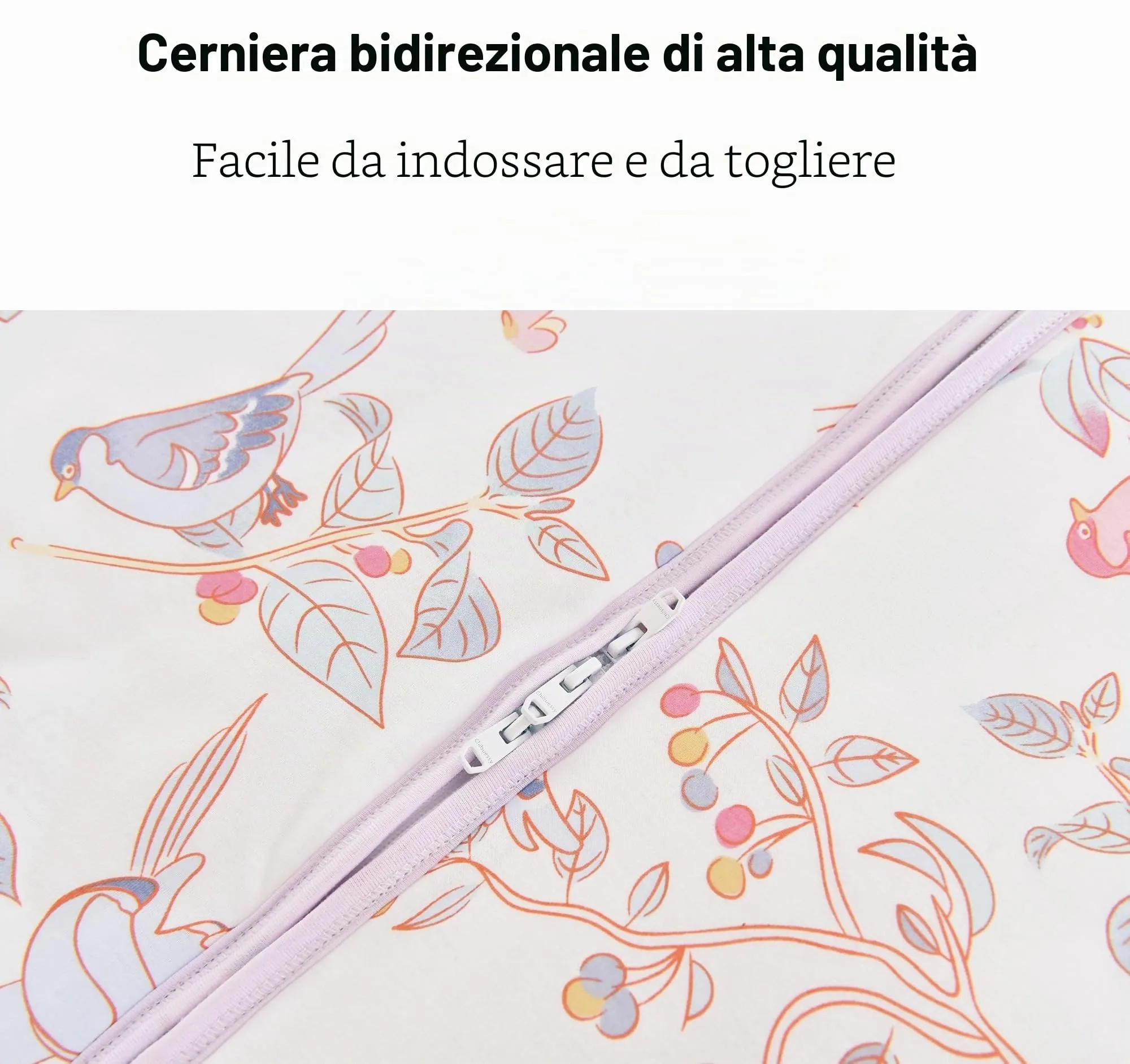 Chilsuessy Sacco Nanna con Gambe, 2,5 Tog, 70 cm (altezza 75-85 cm) - immagine 4