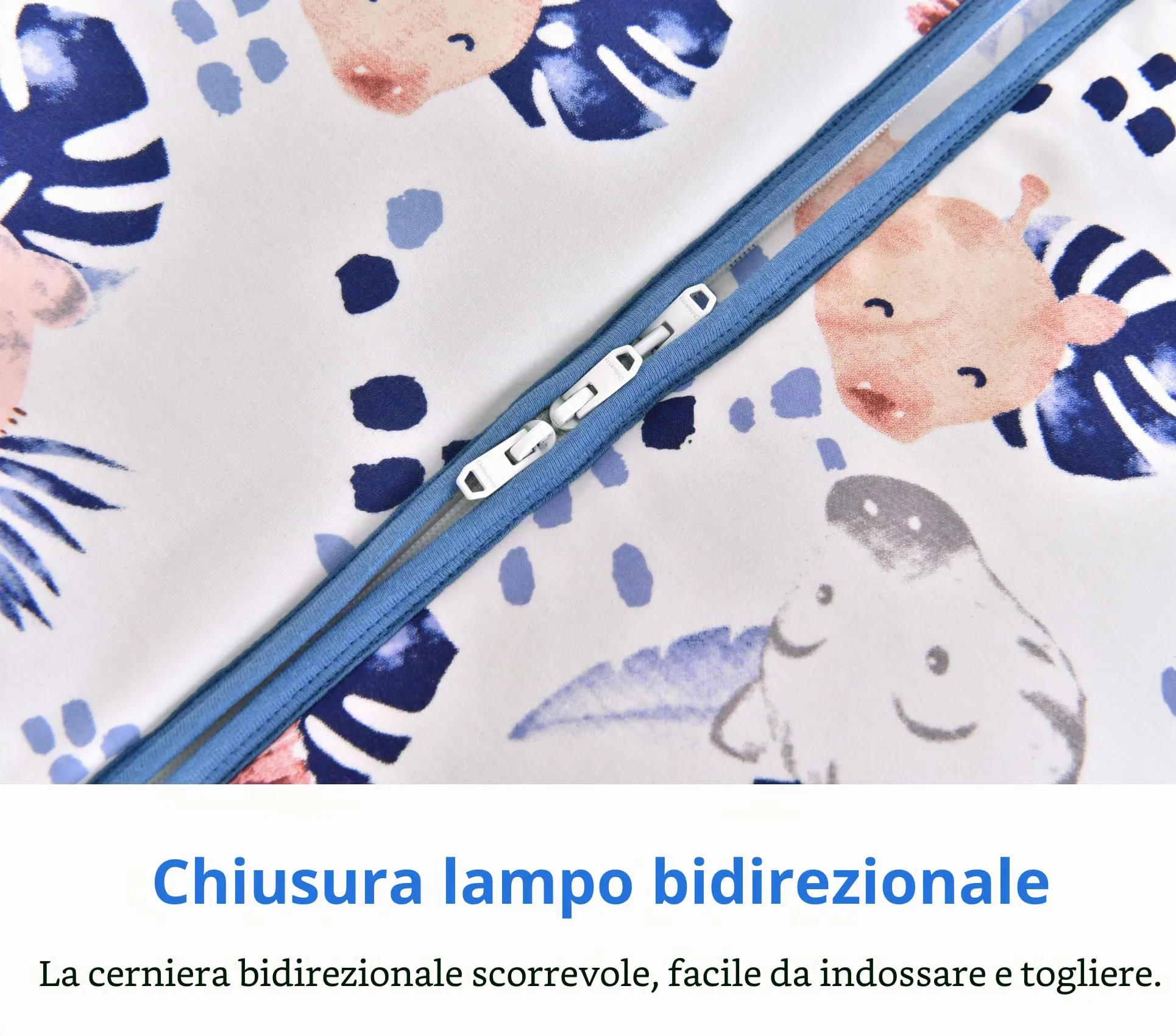 Chilsuessy Sacco a pelo per neonati e bambini, 2.5 TOG, Leone della giungla, 80 cm - immagine 4