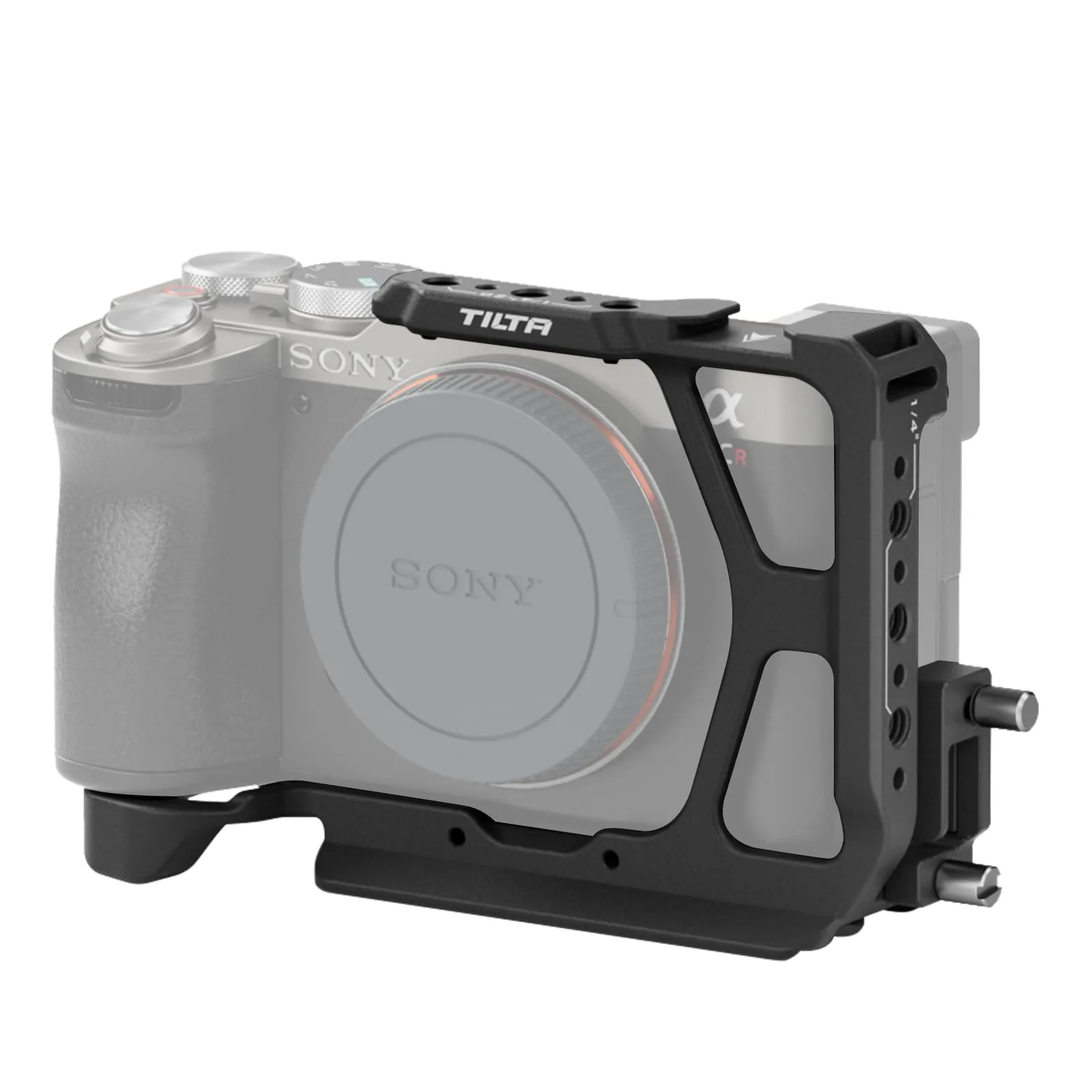 Tilta Mezza Gabbia per Sony a7C II / a7C R con Morsetto Cavo HDMI, Nero TA-T60-HCC-B - immagine 1