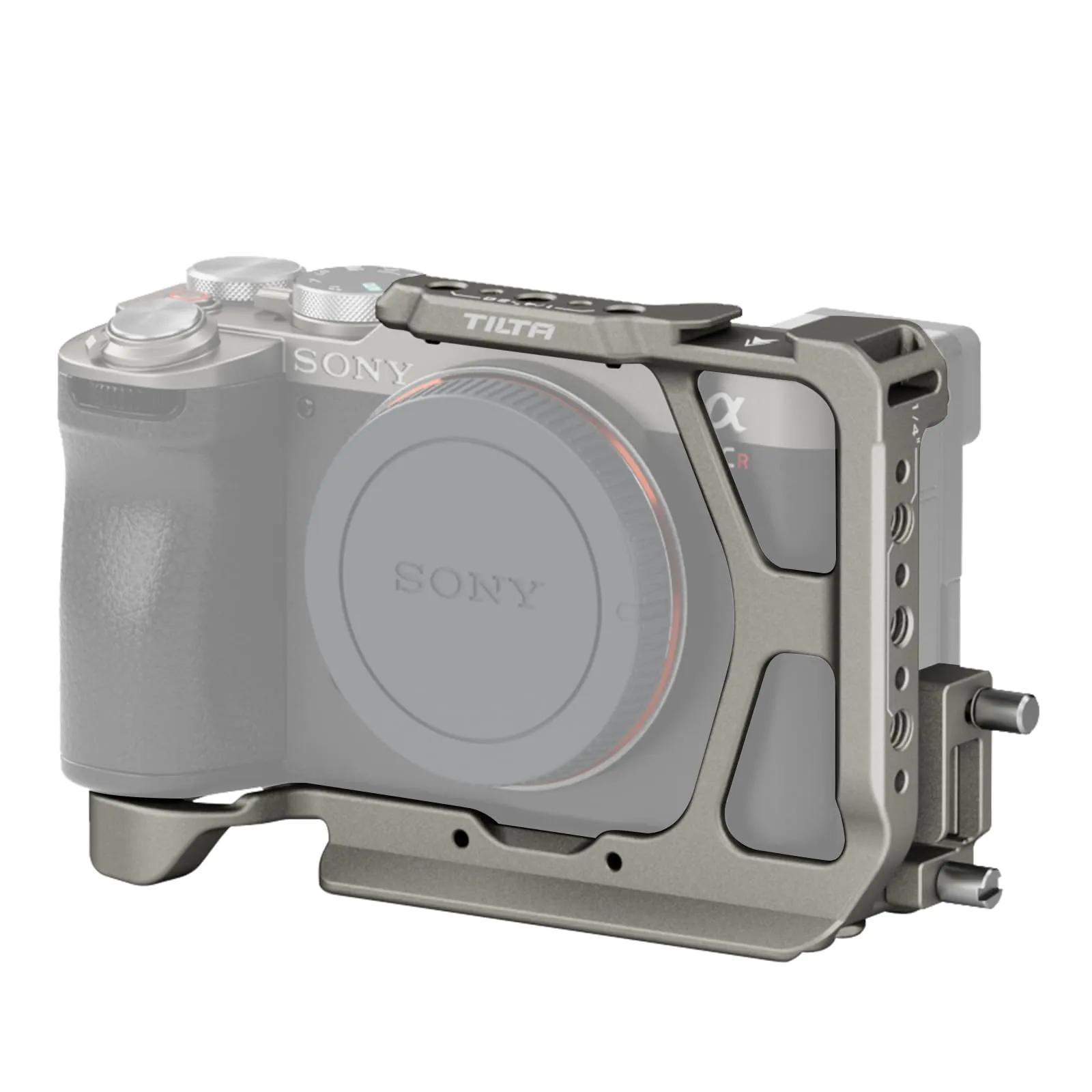 Tilta Mezza Gabbia per Sony a7C II/R con Morsetto Cavo HDMI, Grigio Titanio TA-T60-HCC-TG - immagine 1