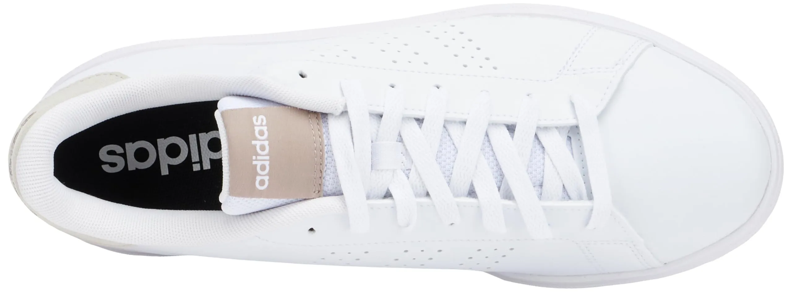 adidas Uomo Advantage Base 2.0 Shoes, Cloud White/Cloud White/Orbit Grey, 36 2/3 EU - immagine 3