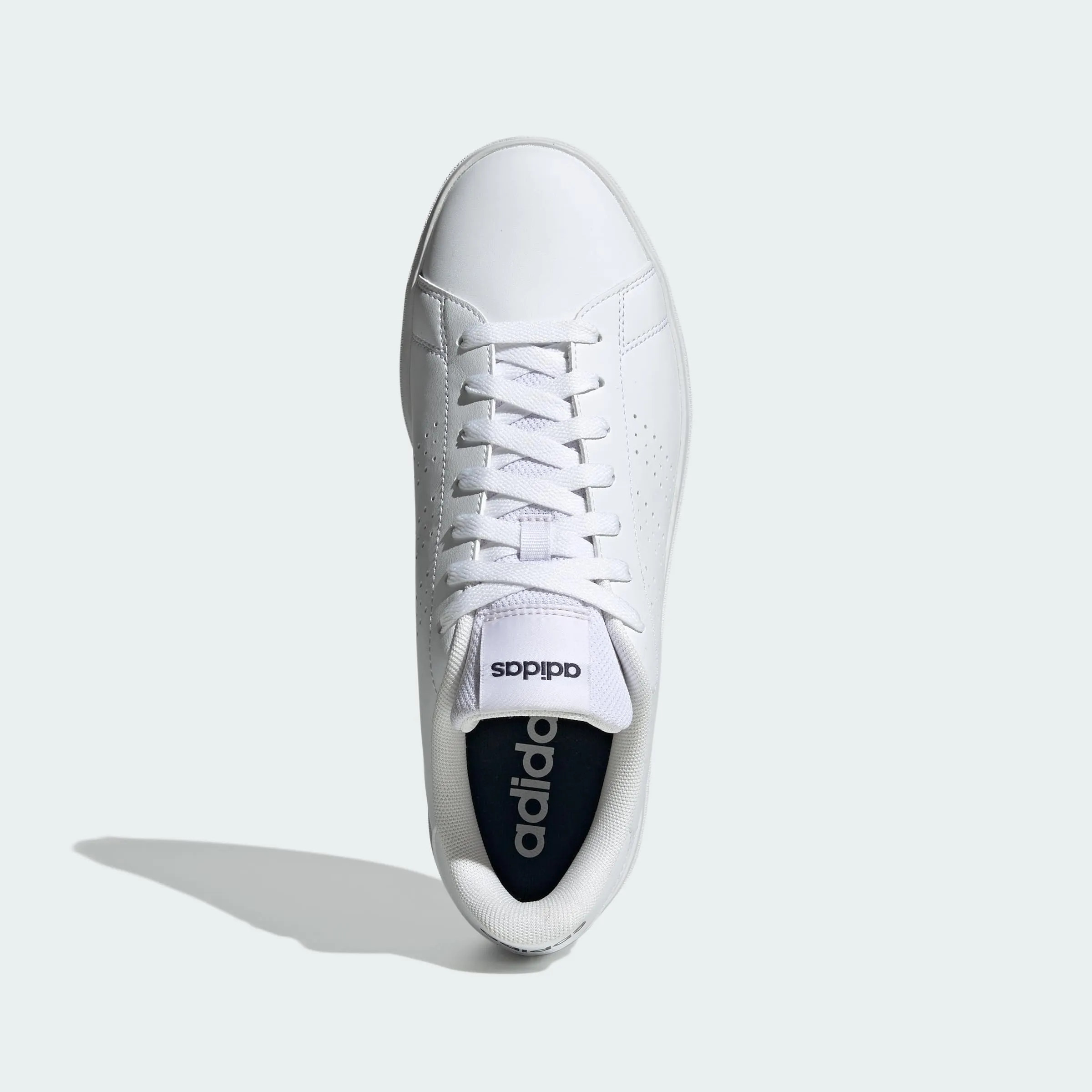 adidas Uomo Advantage Base 2.0 Shoes, Cloud White/Cloud White/Shadow Navy, 46 2/3 EU - immagine 5