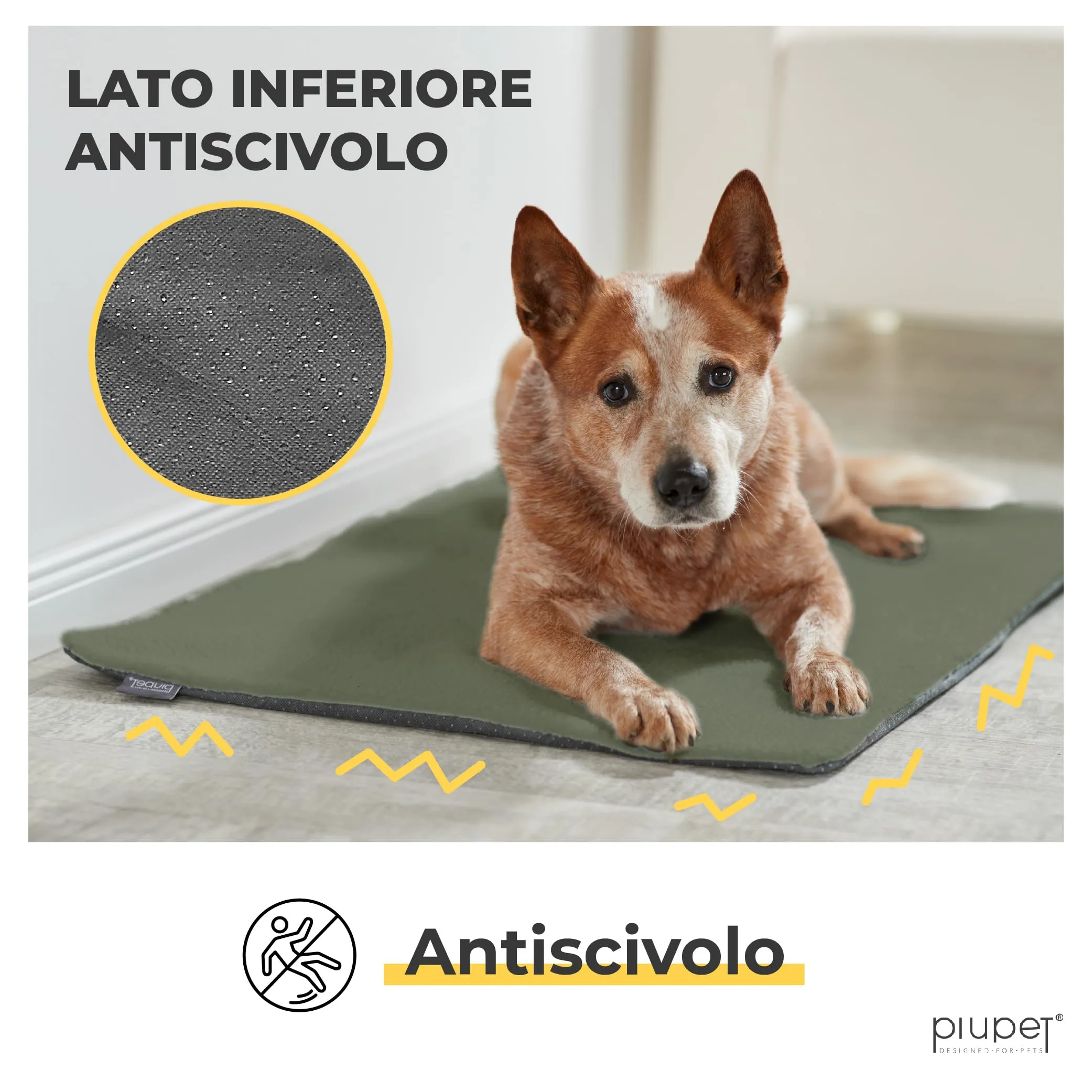 PiuPet Tappetino Riscaldante Autoriscaldante per Cani, 90x60cm - immagine 5