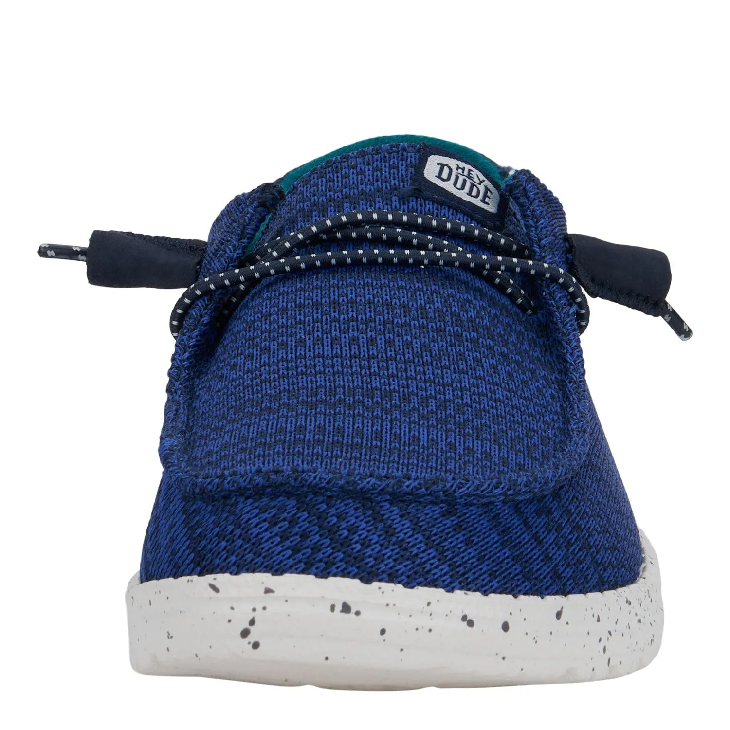 HEYDUDE Wendy Sox - Scarpe da Donna Senza Lacci, Blu Navy/Bianco., 38 EU - immagine 7