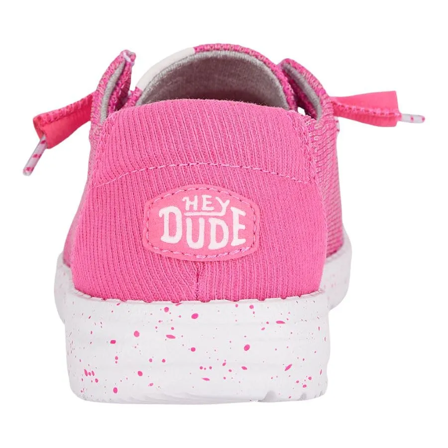 Hey Dude Wendy Sport Mesh Women's Sneakers, Rosa Brillante, 38 EU, 40414-6WX - immagine 5