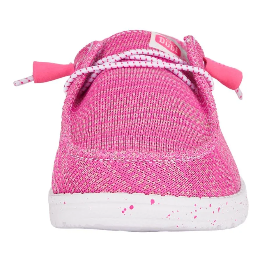 Hey Dude Wendy Sport Mesh Women's Sneakers, Rosa Brillante, 38 EU, 40414-6WX - immagine 7