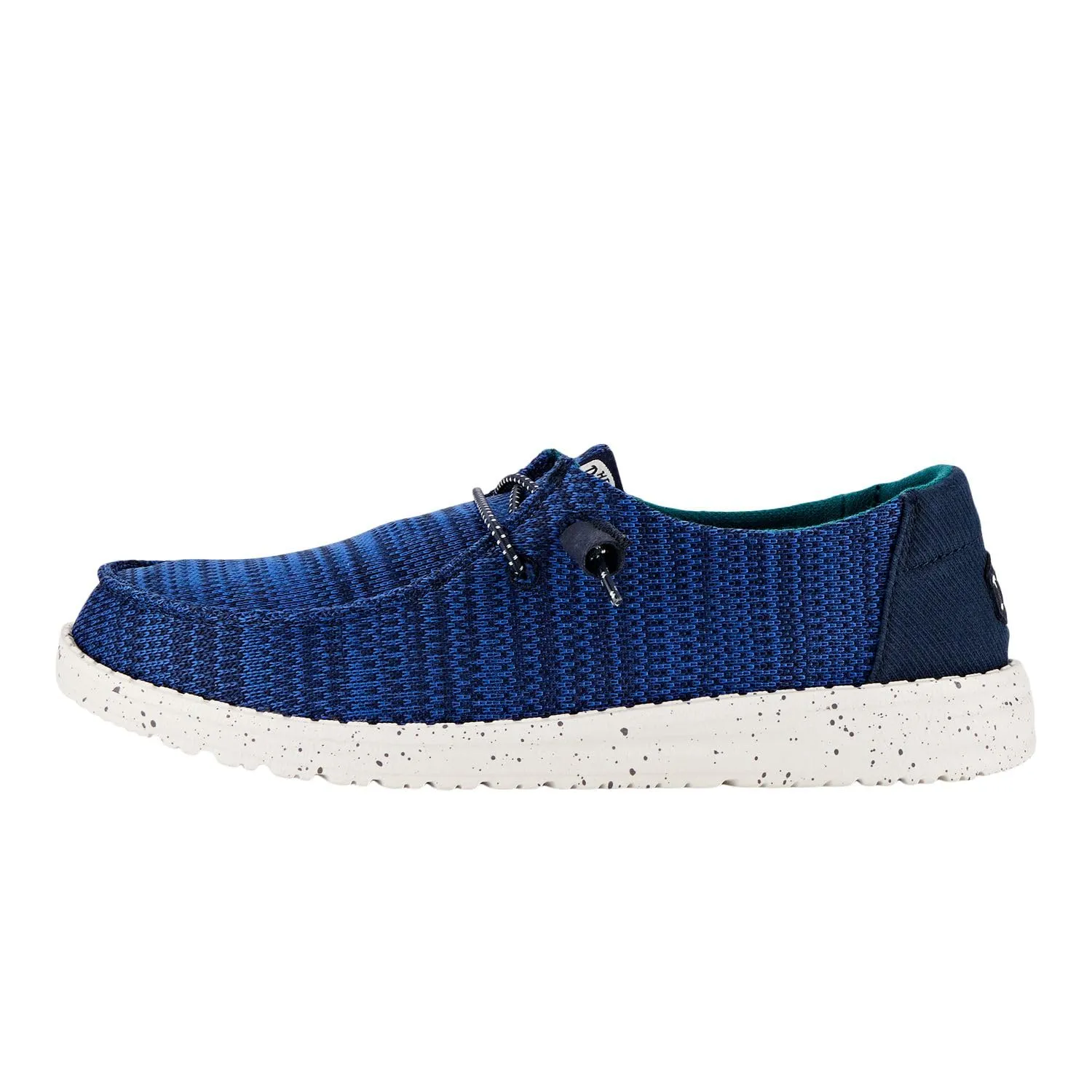 HEYDUDE Wendy Sox Scarpe da Donna Senza Lacci, Blu Navy/Bianco, 39 EU - immagine 1