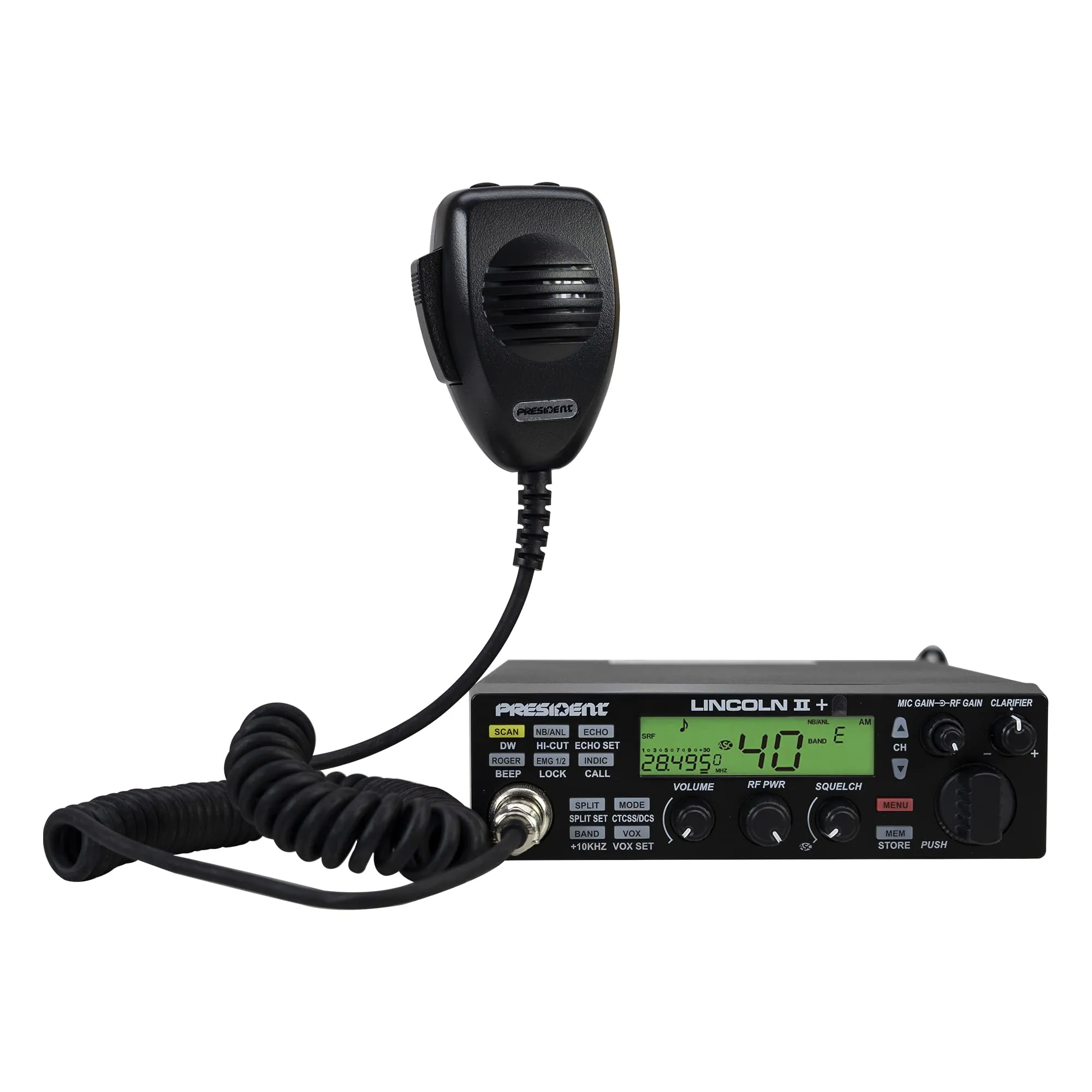 President Lincoln II+ CB Radio Kit with PNI ML70 Antenna, 70 cm, 26-30 MHz, 200 W - immagine 2