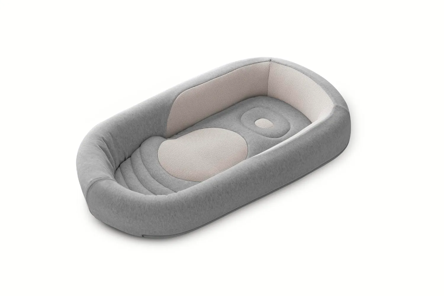 Inglesina Welcome Pod Baby Nest Ergonomico 0-8 Mesi, Riduttore Lettino Traspirante in Bambù e Cotone, Sfoderabile e Lavabile (Harmony Grey) - immagine 1
