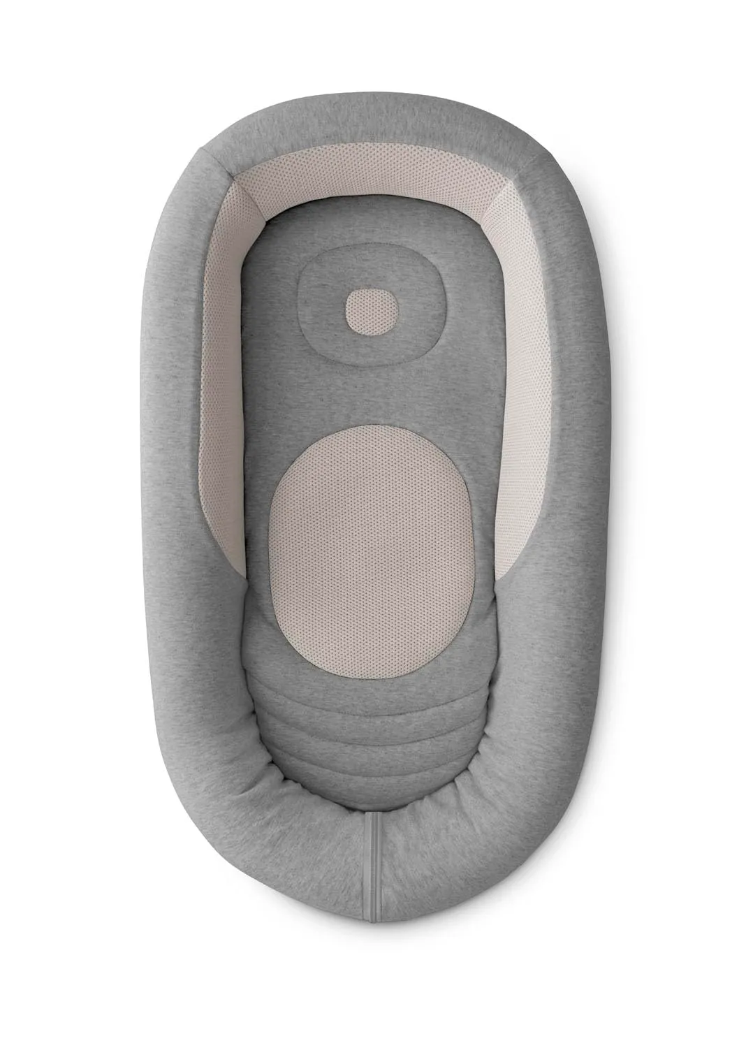 Inglesina Welcome Pod Baby Nest Ergonomico 0-8 Mesi, Riduttore Lettino Traspirante in Bambù e Cotone, Sfoderabile e Lavabile (Harmony Grey) - immagine 5