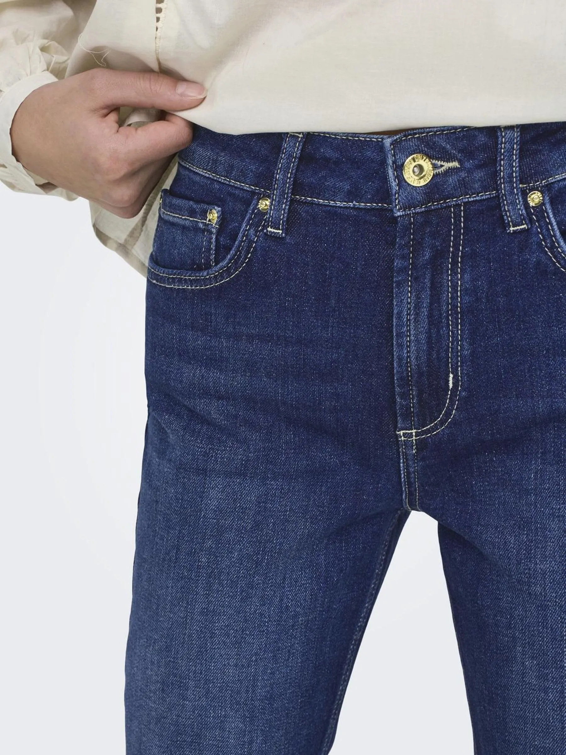 ONLY Mid Skinny Denim BJ370 Noos, Media Blu Denim, XS W x 32L - immagine 7