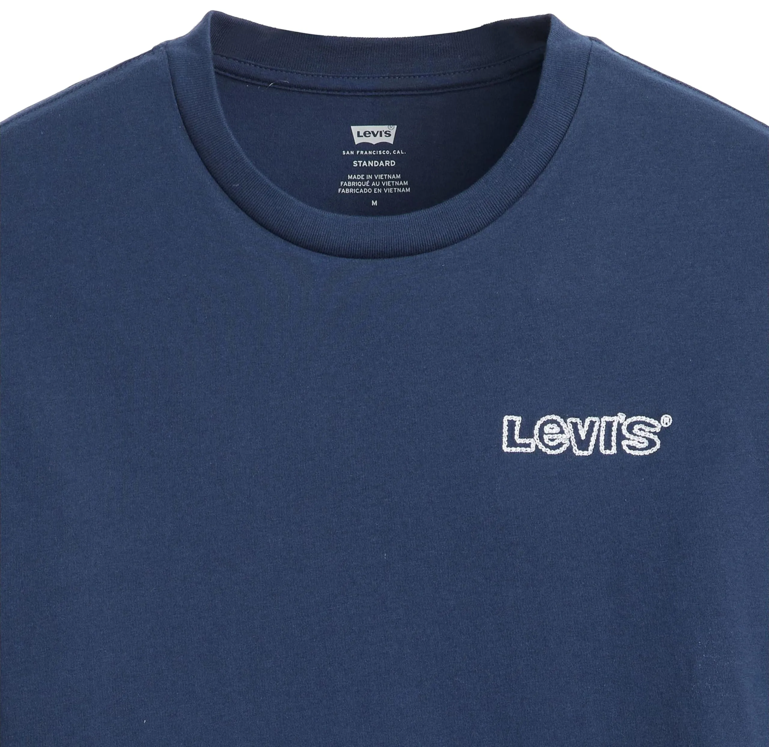 Levi's Graphic Crewneck Tee, Rope Batwing Dress Blues, XS Uomo - immagine 4