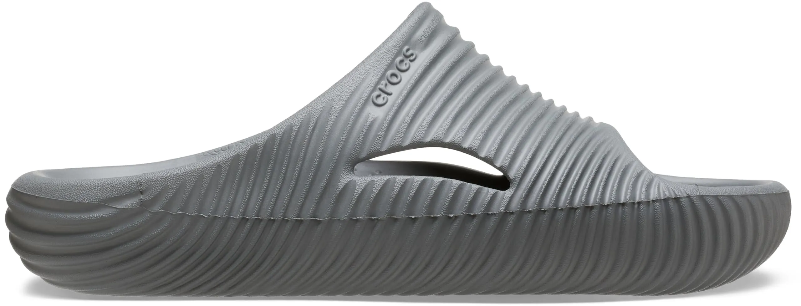 Crocs Mellow Recovery Slides Unisex Grigio Ardesia - immagine 5