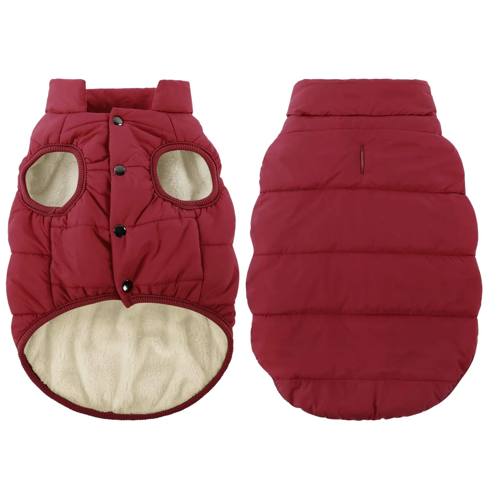 ASENKU Cappotto Invernale Impermeabile per Cane, XL, Rosso - immagine 1