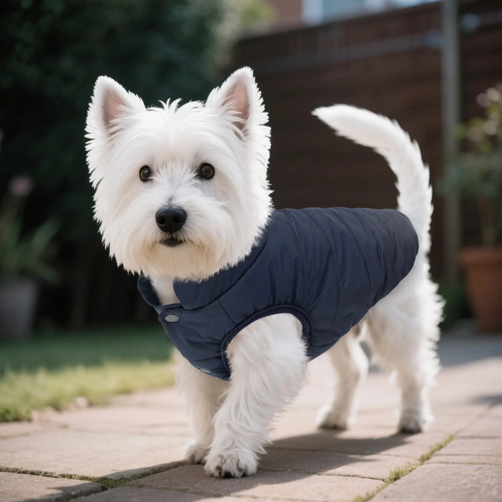 ASENKU Cappotto Impermeabile per Cane Grande, XL, Blu - immagine 8