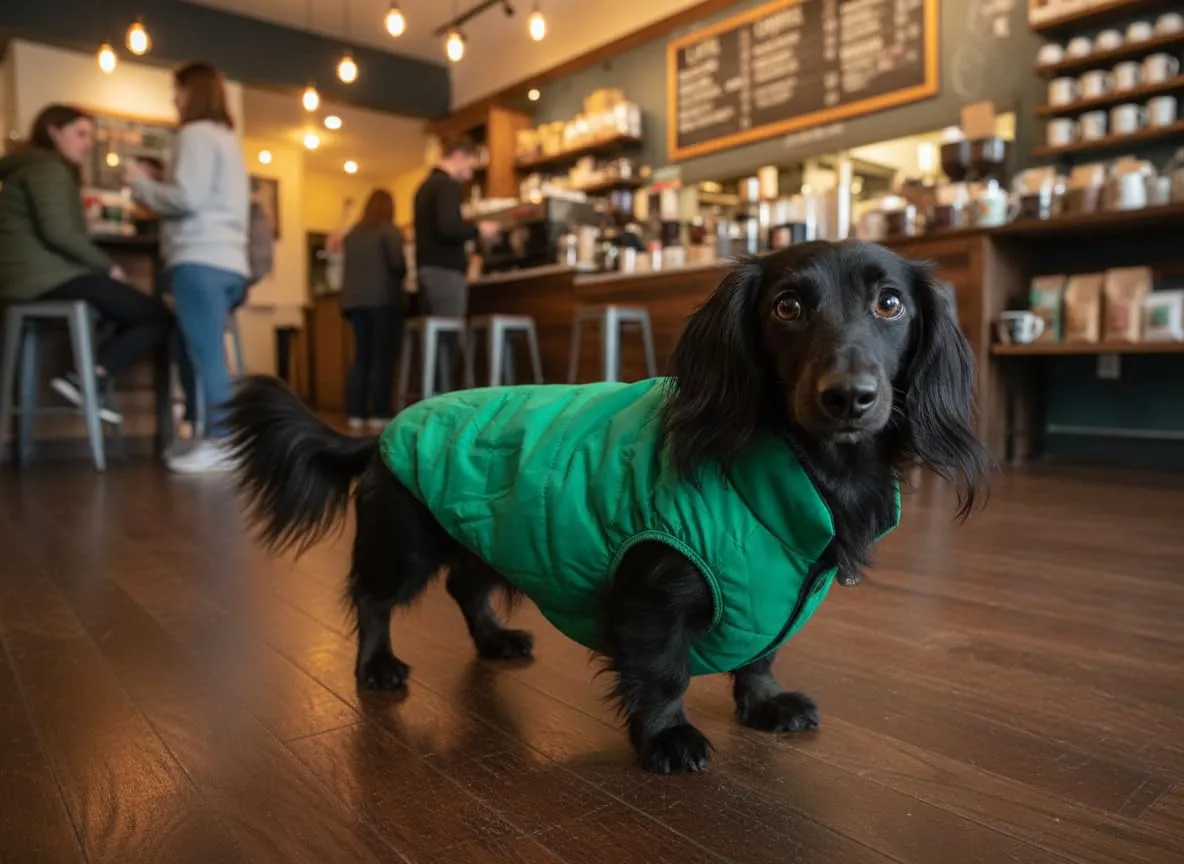 ASENKU Cappotto Impermeabile e Antivento per Cani, Gilet Invernale Foderato in Fleece, Verde, 3XL - immagine 7