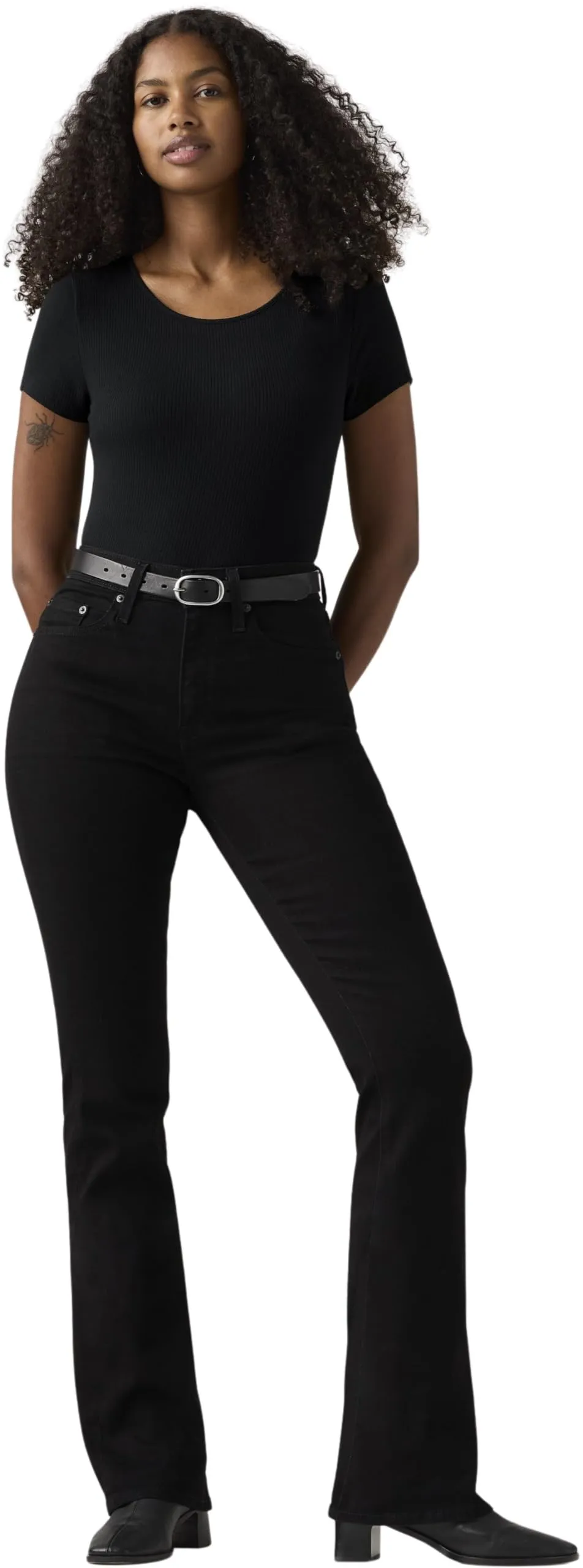 Levi's 725 High Rise Bootcut, Jeans Donna, Garza di Mezzanotte, 30W / 30L - immagine 5