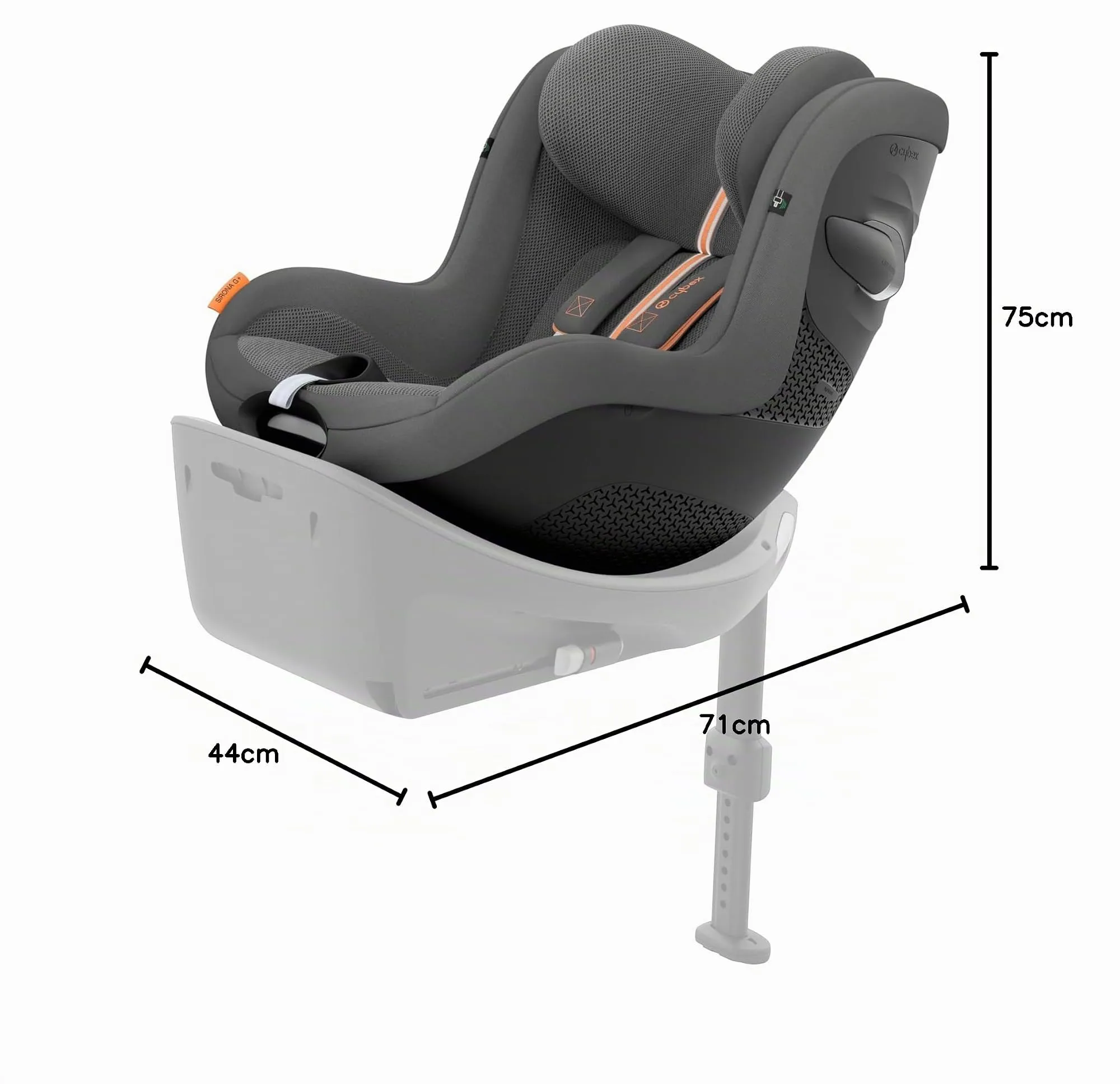 Cybex Sirona G i-Size Plus Lava Grey - immagine 10