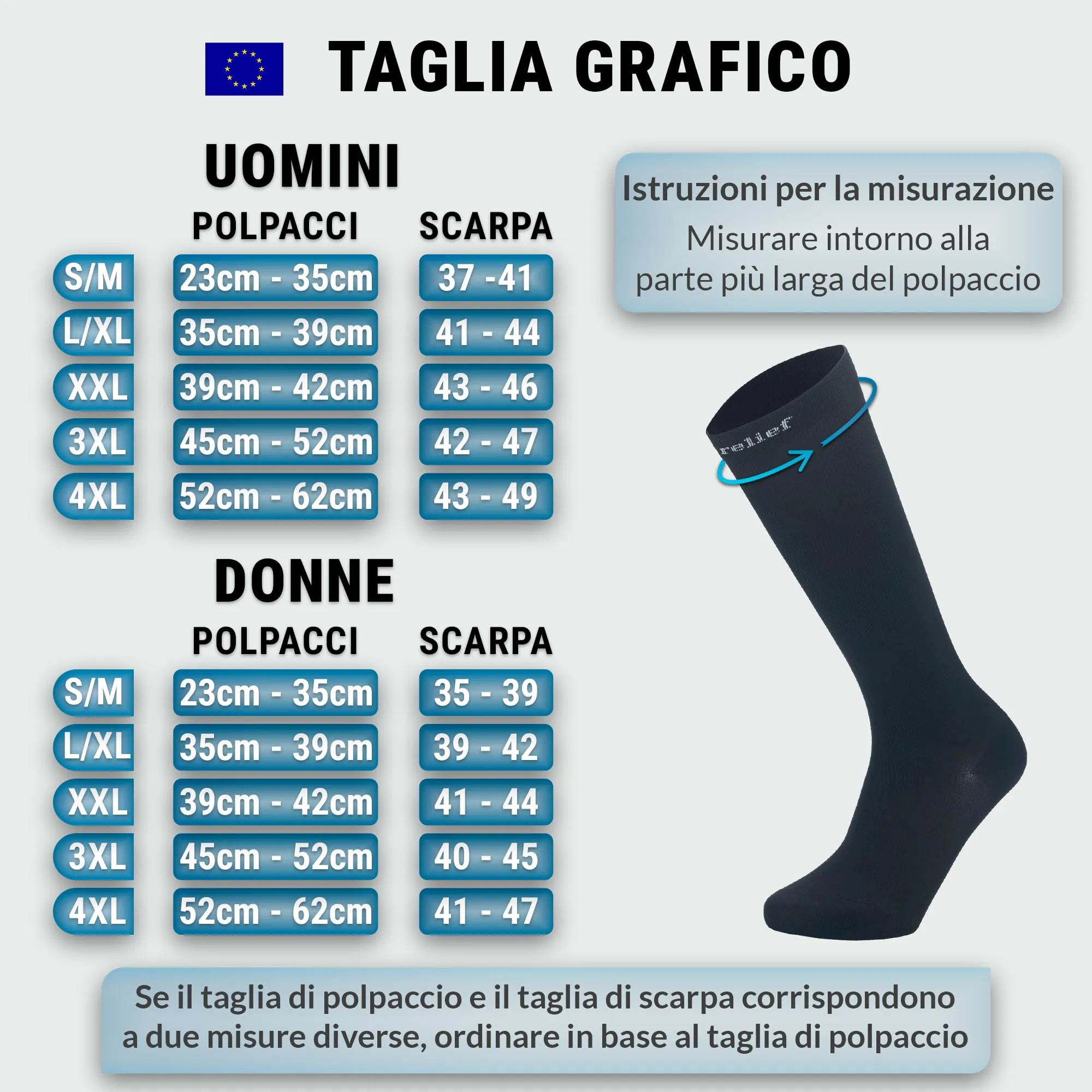 360 Relief Calze Compressione Graduata Donna e Uomo, Calze Elastiche - immagine 3