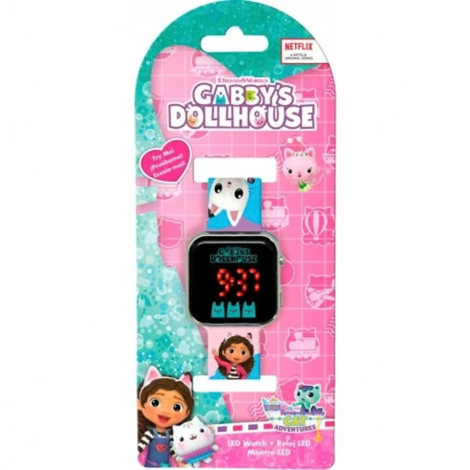Kids Licensing Orologio LED Gabby's Dollhouse per bambini - immagine 2