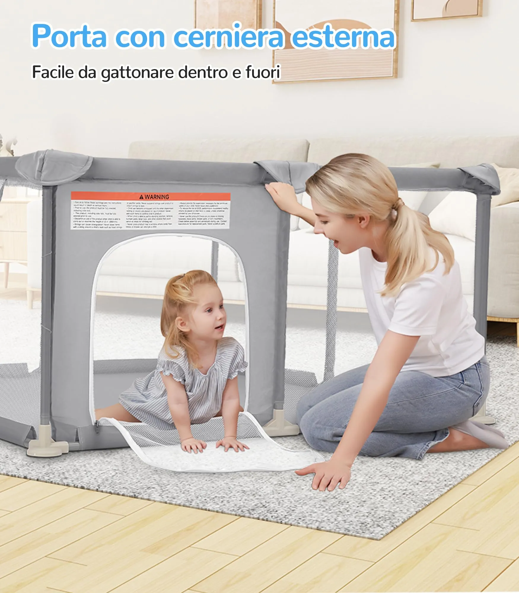 Dripex Box per Bambini Recinto Neonato - Small - Ostrica - immagine 7