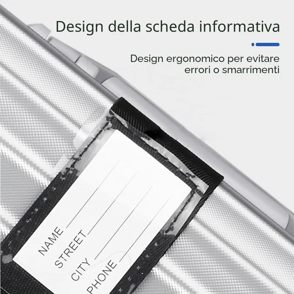 Veki Cinghia per Valigia con Lucchetto TSA, Cachi, 1 Pezzo - immagine 3
