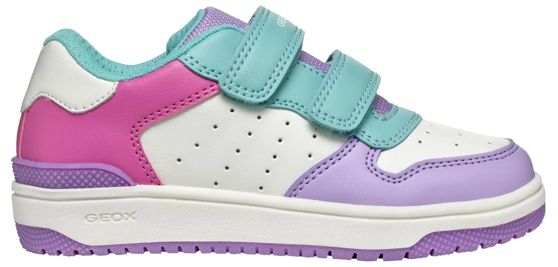 Geox J WASHIBA Girl B, Scarpe da Ginnastica, Multicolore, 24 EU - immagine 4