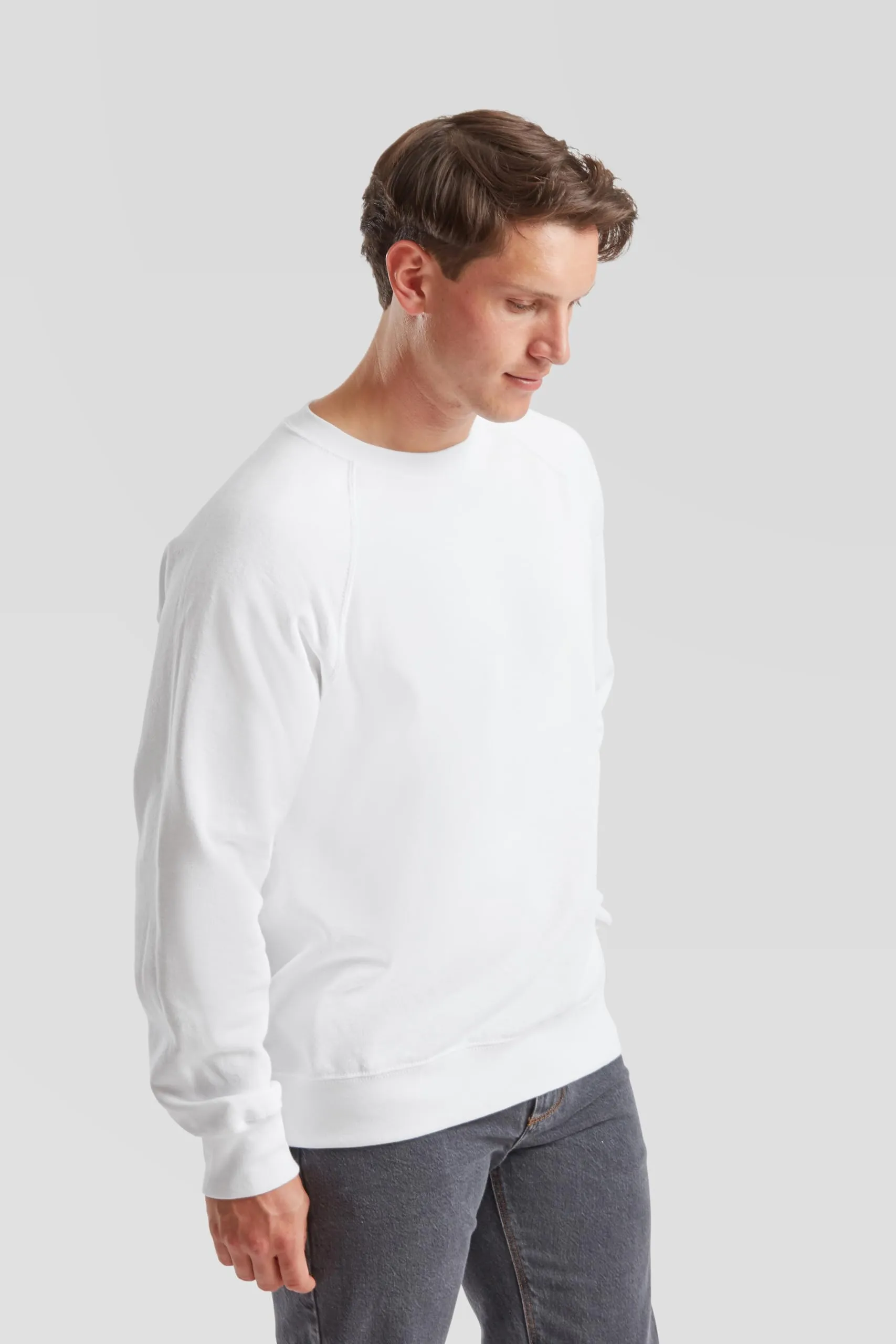 Fruit of The Loom Maglione da Uomo Ss024m, Bianco, L - immagine 4