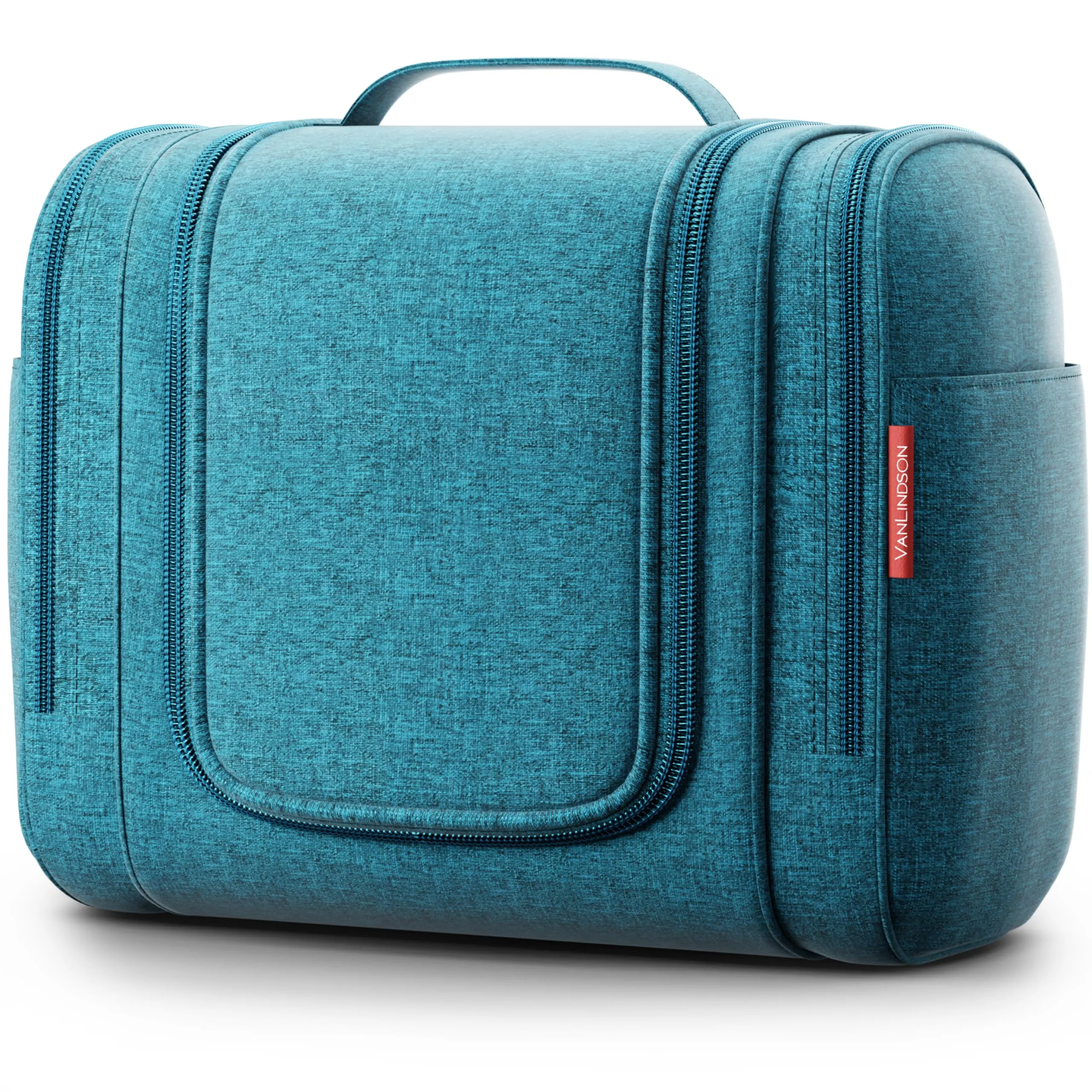 VanLindson Beauty Case XXL da Appendere, Donna e Uomo, 9L, Turchese - immagine 1