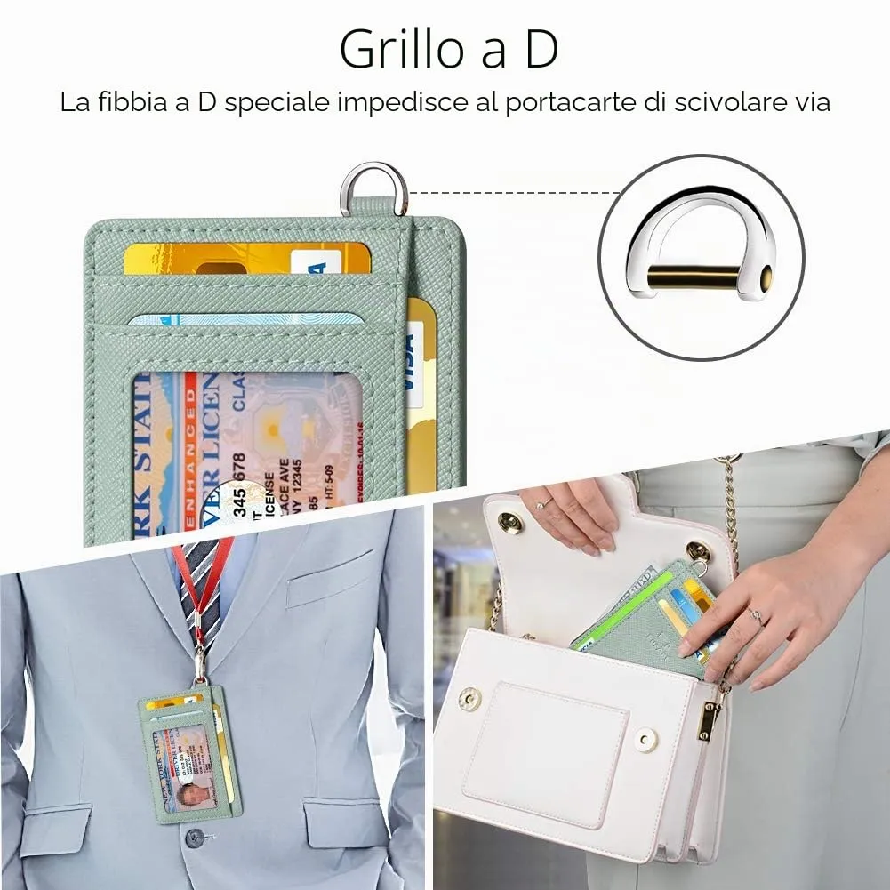 FurArt Portafoglio Porta Carte di Credito Slim con Protezione RFID - immagine 4