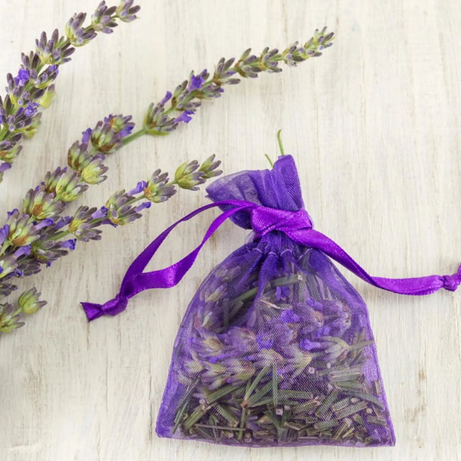 G2PLUS Organza Gift Bags, Viola, 13x18cm, 50 Pieces - immagine 6