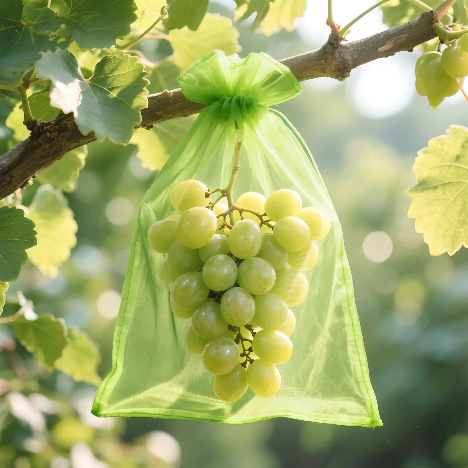 G2PLUS Sacchetti Organza Verde Salvia, 17x23cm, 50 Pezzi - immagine 7