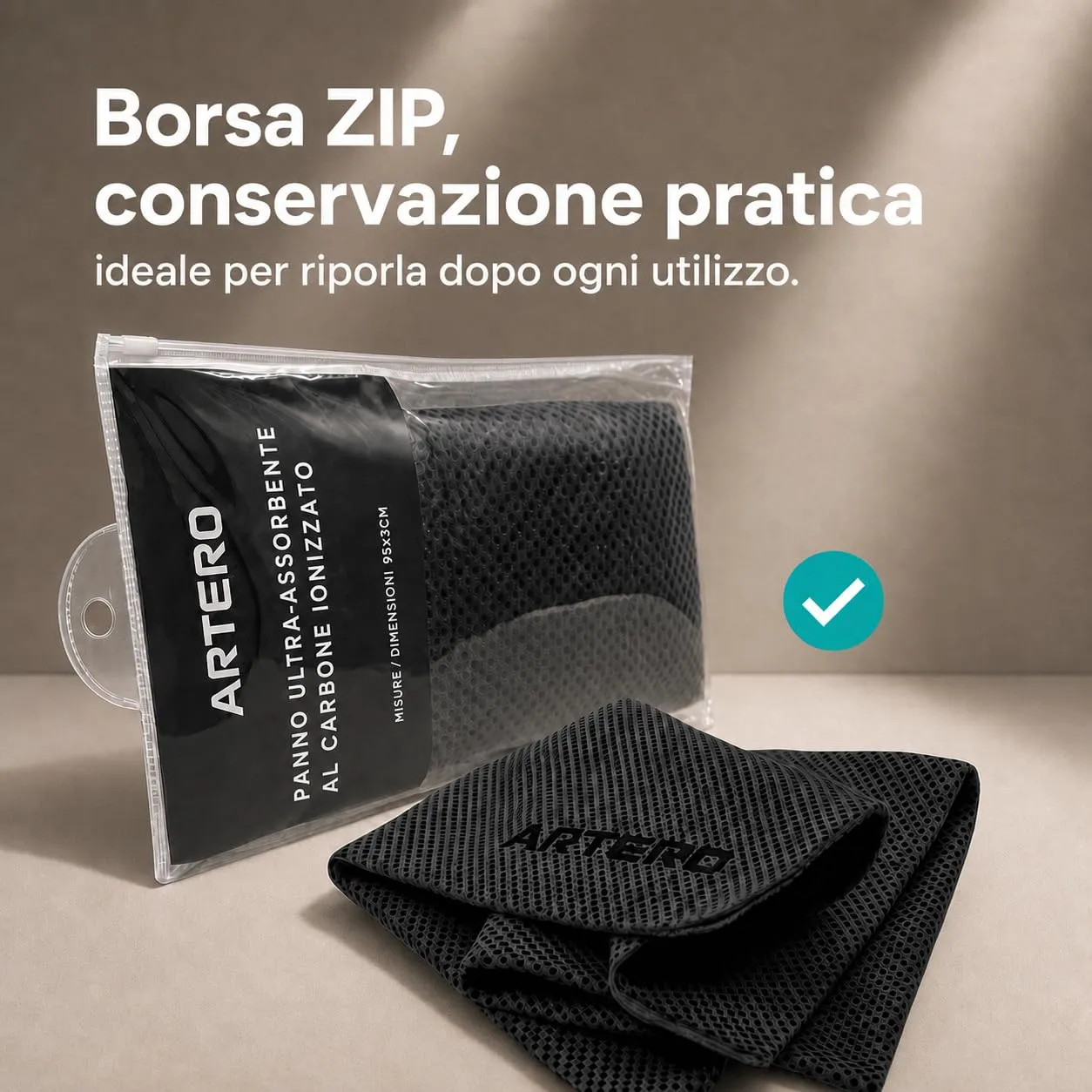ARTERO Samba Panno Magico Ultra Assorbente per Cani, Extra Grande, 87x68cm - immagine 8
