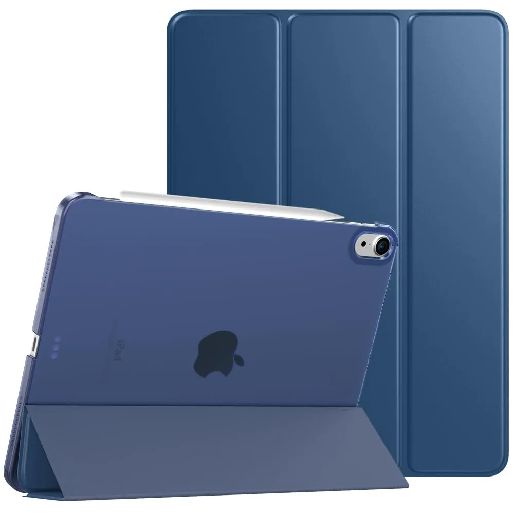 TiMOVO Cover per iPad Air 11" M4/M3/M2, Air 5a/4a Gen 10.9", Blu Mare Scuro - immagine 1