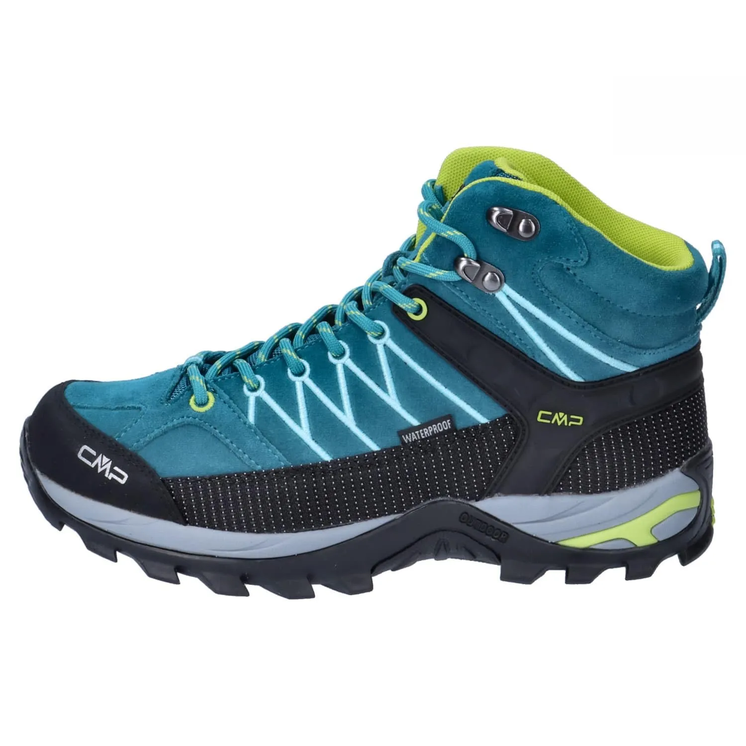 CMP Rigel Mid Wmn Trekking Shoes WP, Teal Acido, 36 EU - immagine 2