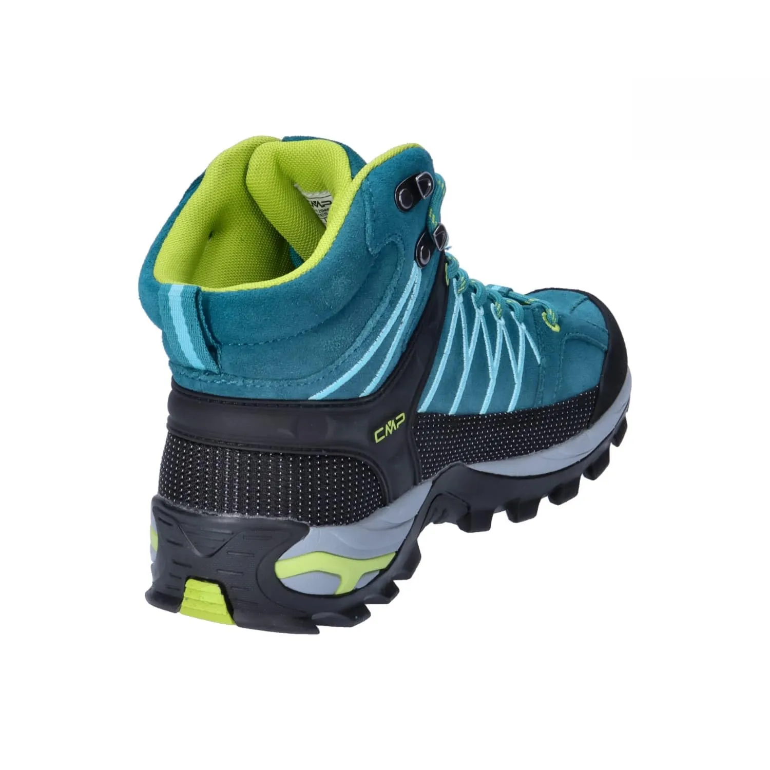 CMP Rigel Mid Wmn Trekking Shoes WP, Teal Acido, 36 EU - immagine 6
