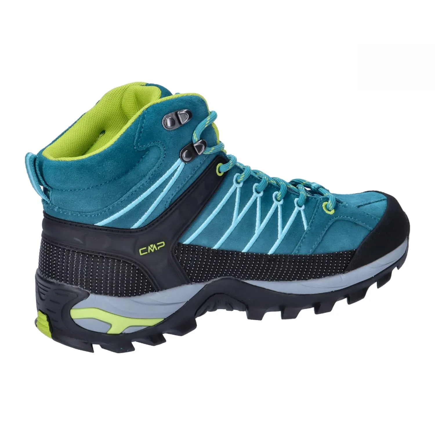CMP Rigel Mid Wmn Trekking Shoes WP, Teal Acido, 36 EU - immagine 7