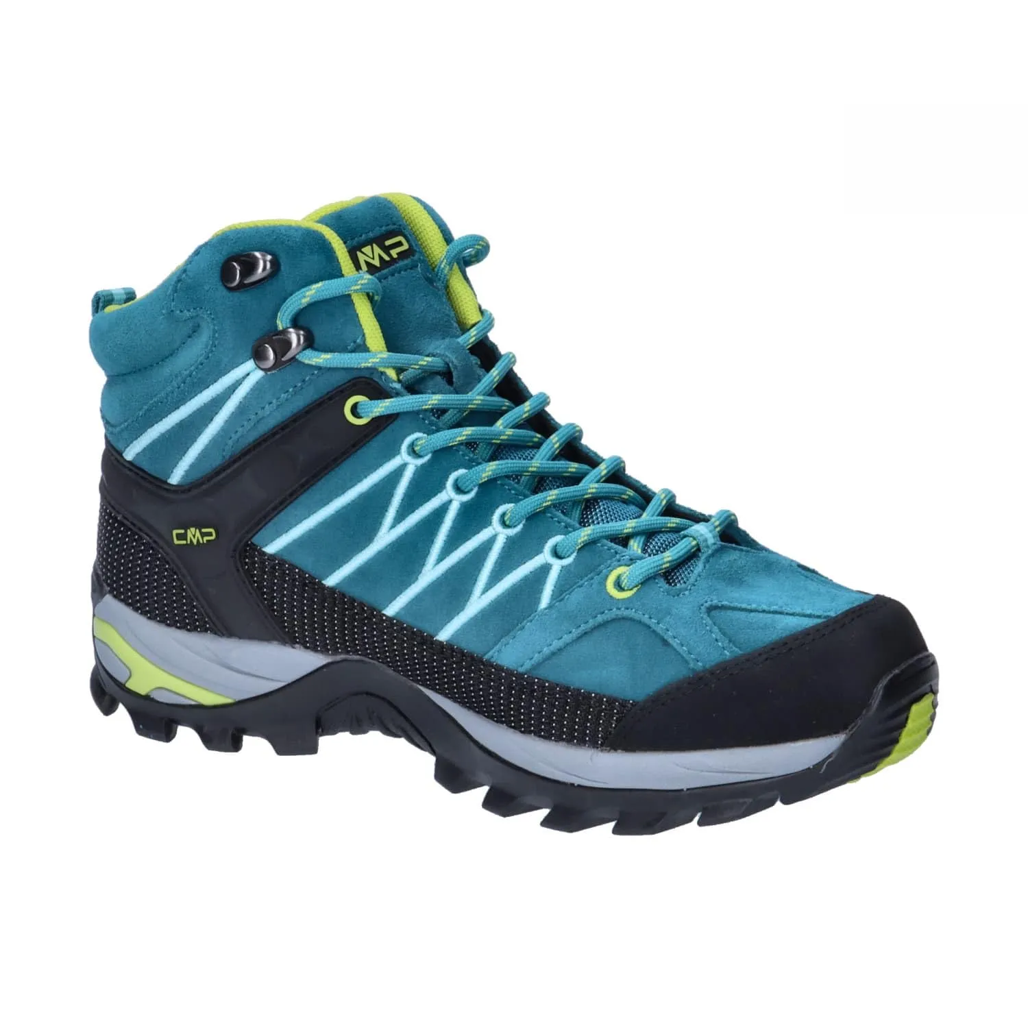 CMP Rigel Mid Wmn Trekking Shoes WP, Teal Acido, 36 EU - immagine 9