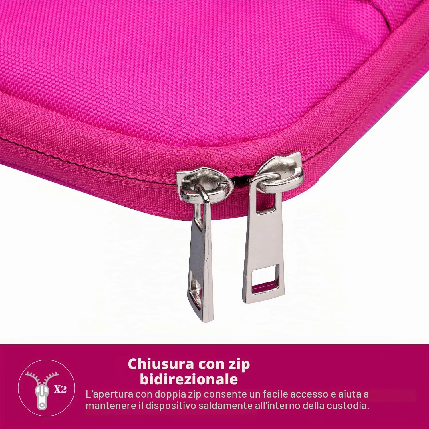 TiMOVO Custodia per Tablet 9-11", Prugna - immagine 9