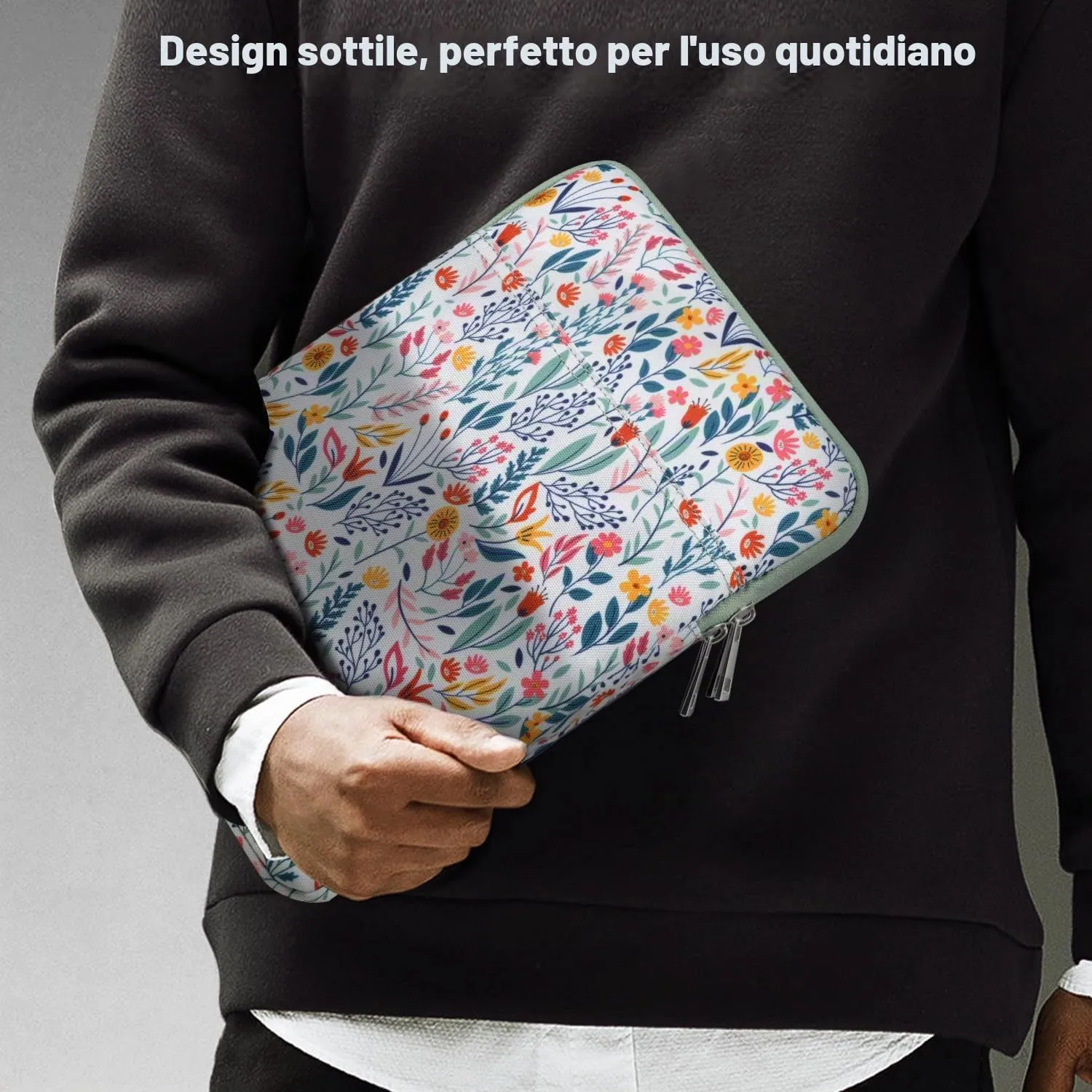 TiMOVO Custodia per Tablet 9-11", Fiori - immagine 6