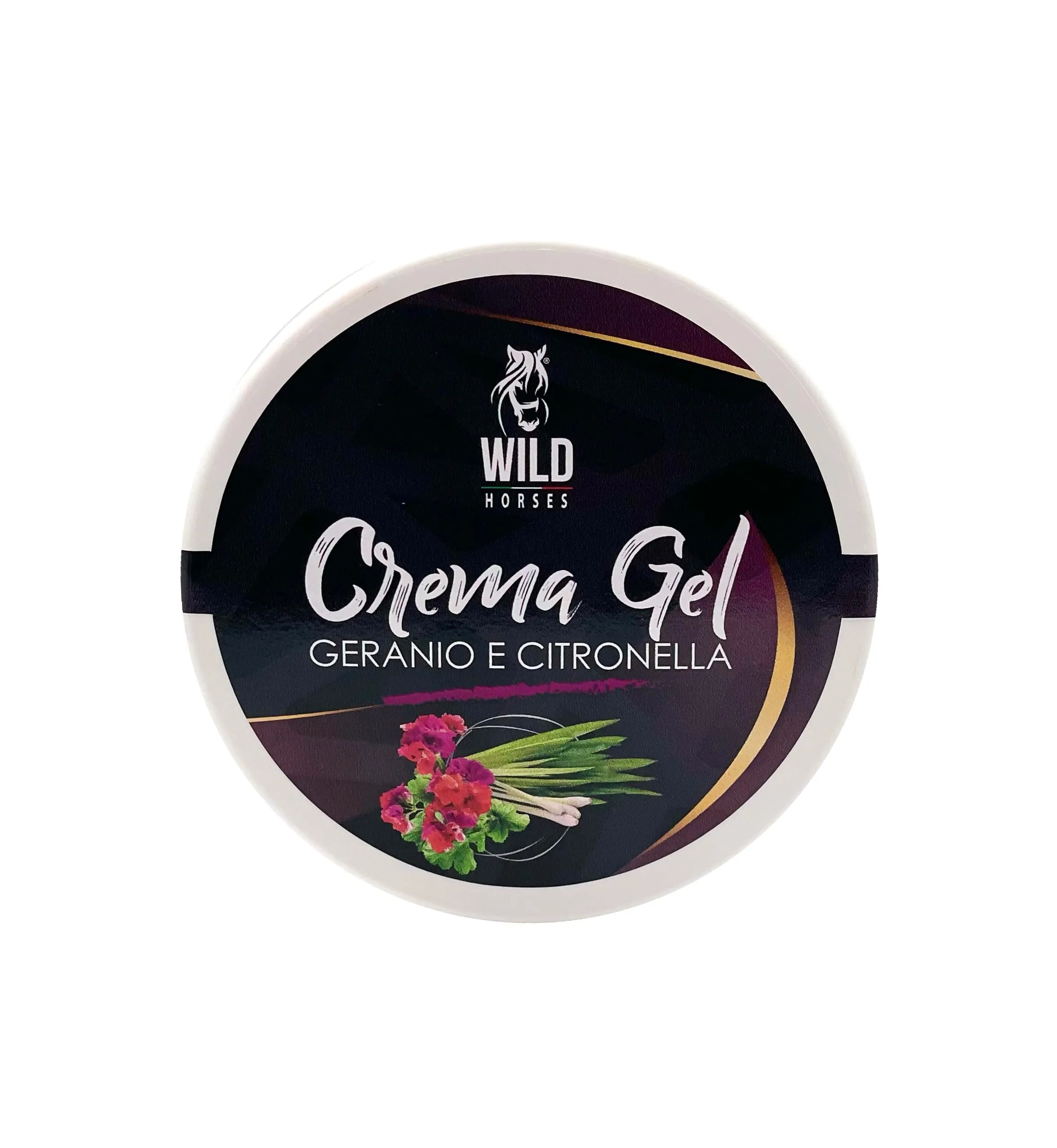 Wild Horses Crema Gel Geranio & Citronella con Oli Essenziali, 500g - immagine 2
