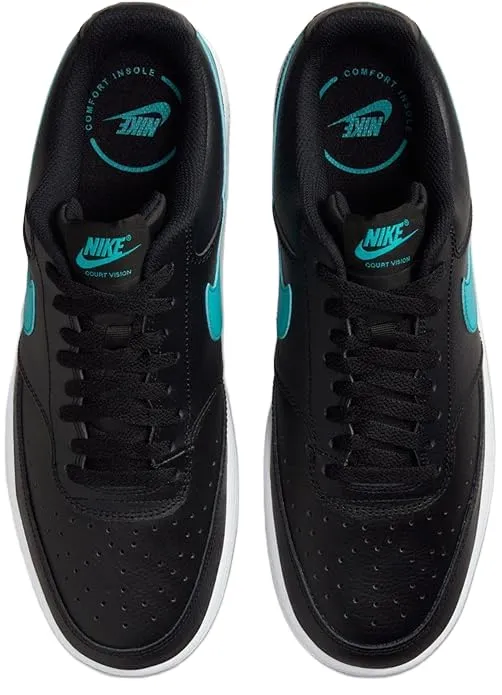 Nike Court Vision Lo, Scarpe Basse Uomo, Black Dusty Cactus White, 42 EU - immagine 3