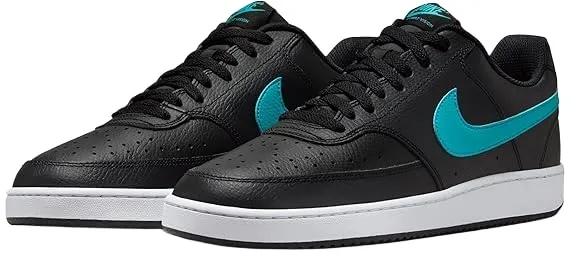 Nike Court Vision Lo, Scarpe Basse Uomo, Black Dusty Cactus White, 42 EU - immagine 5