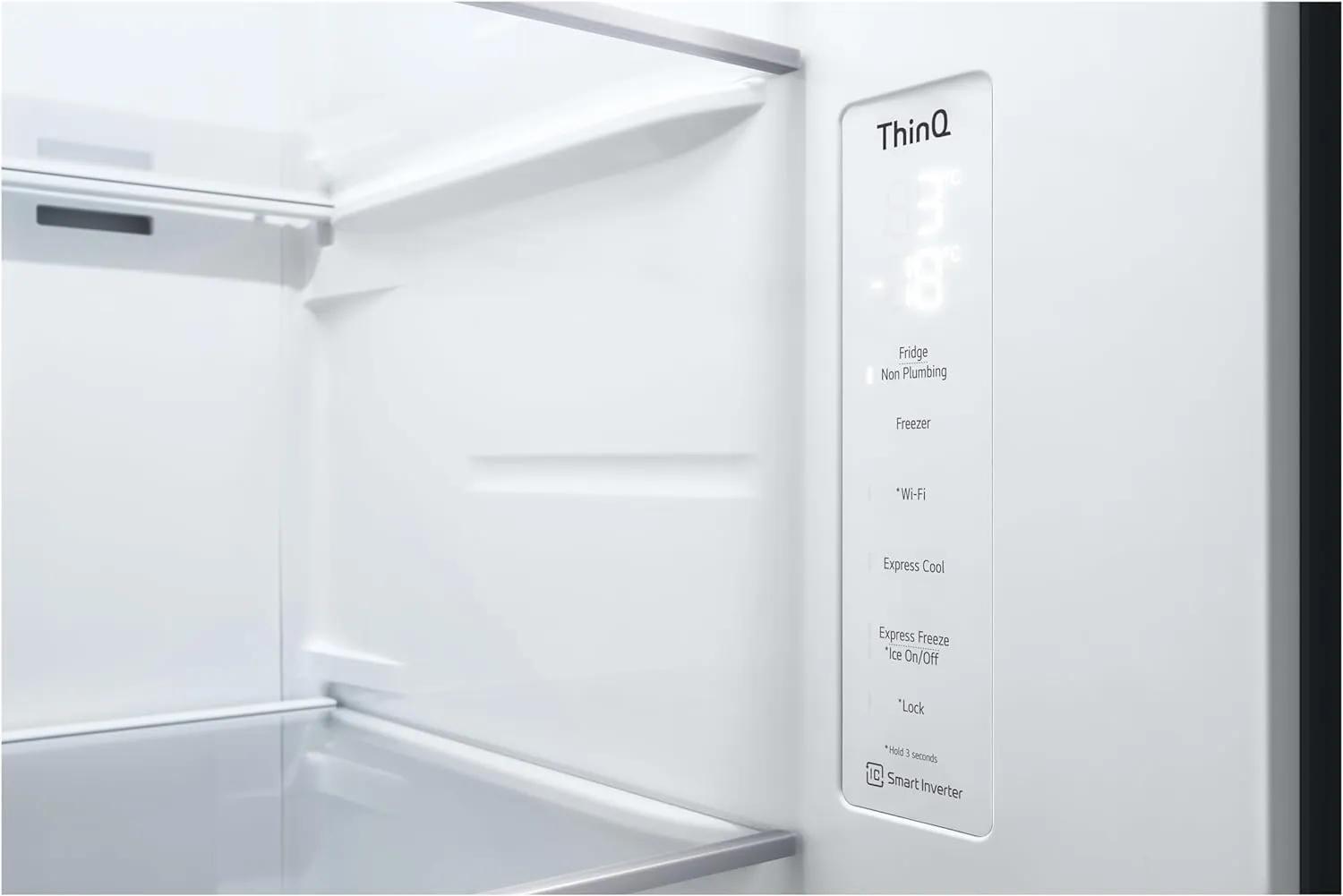 LG GSGV81EPLL Frigorifero Americano Side by Side InstaView 635L Total No Frost Wi-Fi Door & Linear Cooling Dispenser Acqua e Ghiaccio Nero Opaco - immagine 14