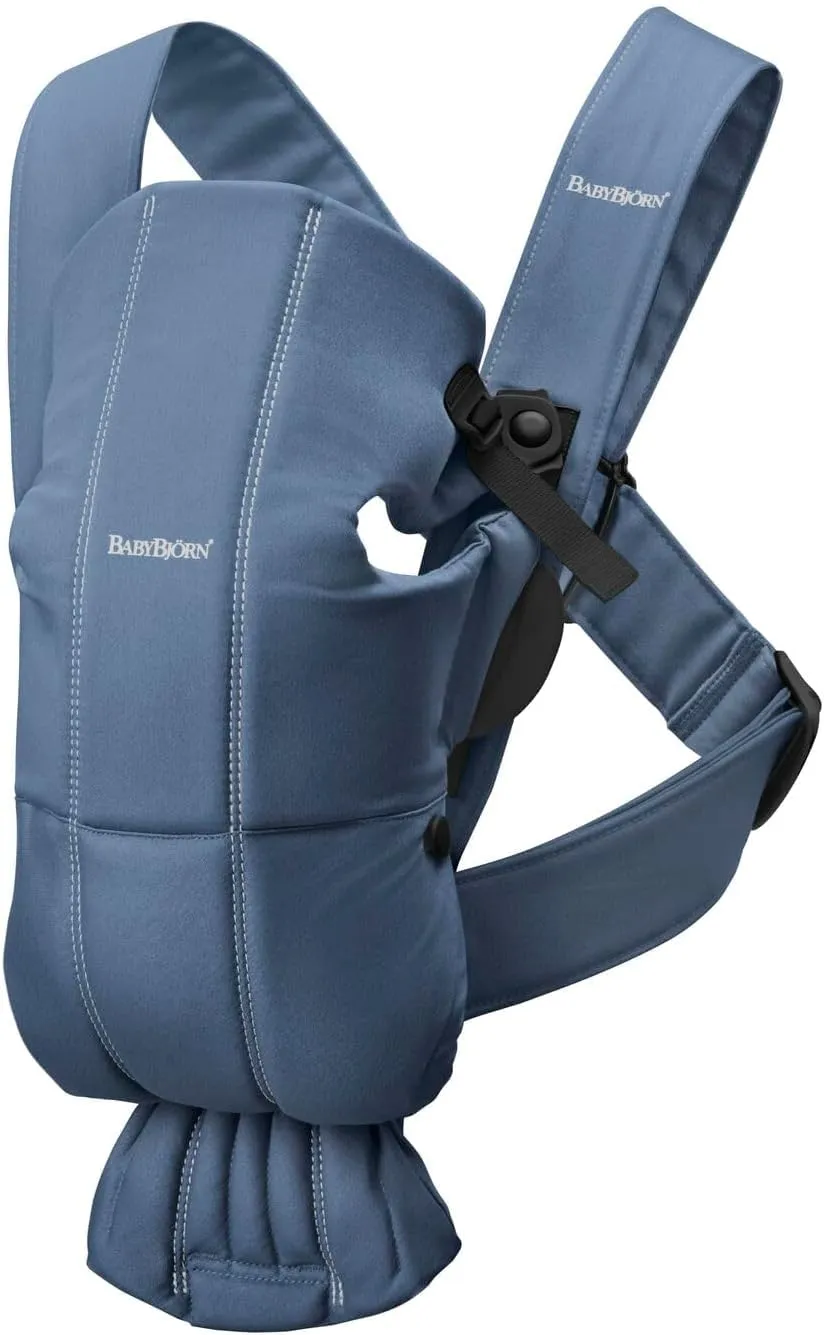 BabyBjörn Marsupio Mini, Tessuto, Indaco Vintage - immagine 1