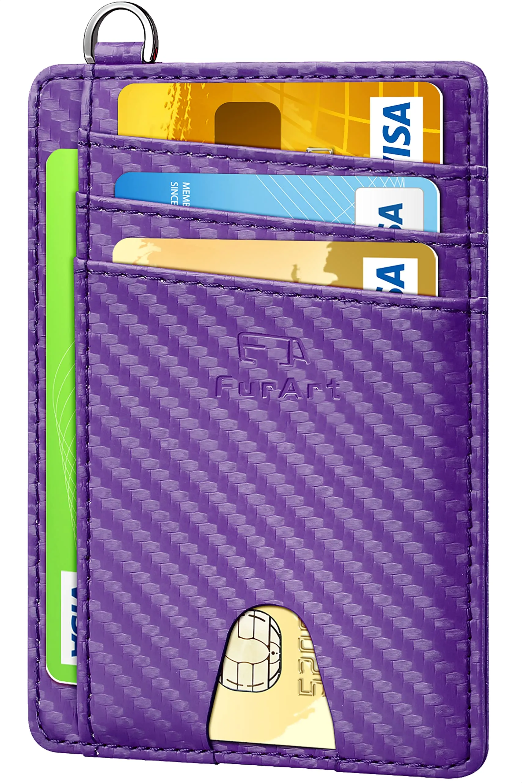 FurArt Portafoglio Porta Carte di Credito Slim Protezione RFID - immagine 2