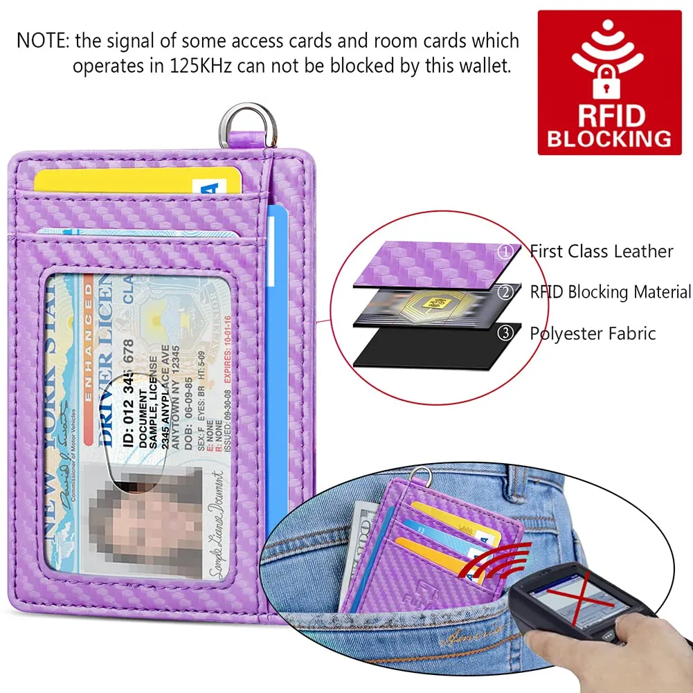 FurArt Portafoglio Porta Carte di Credito Slim Protezione RFID - immagine 5