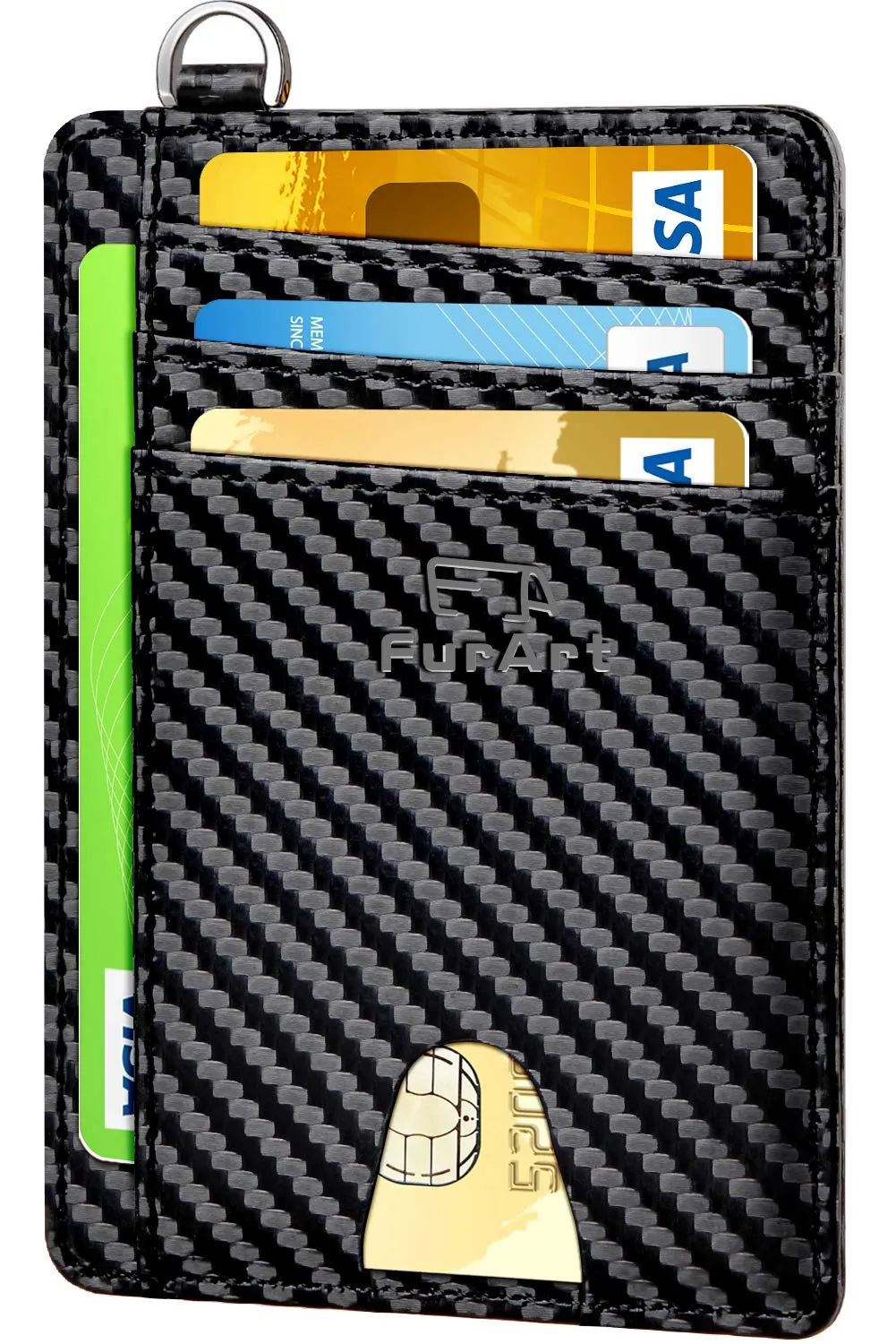 FurArt Porta Carte di Credito Slim con Protezione RFID per Uomo e Donna - immagine 1