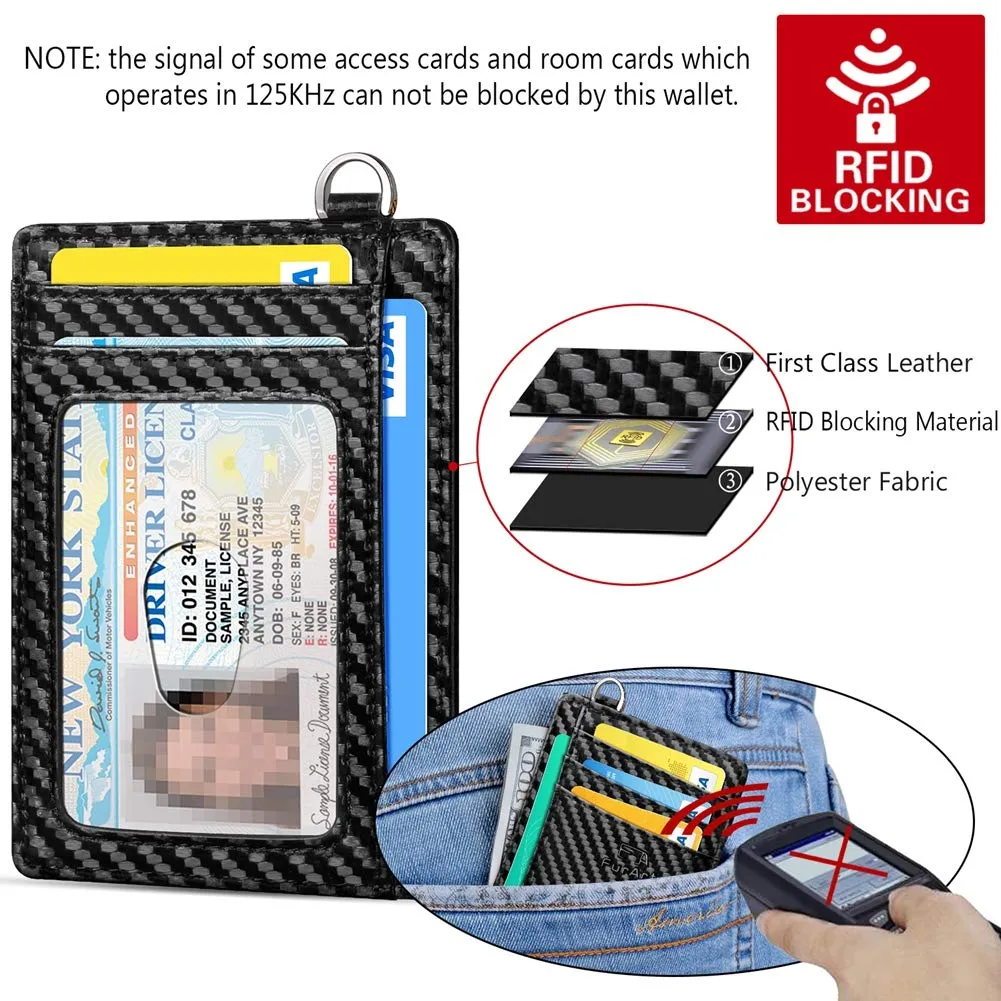 FurArt Porta Carte di Credito Slim con Protezione RFID per Uomo e Donna - immagine 5